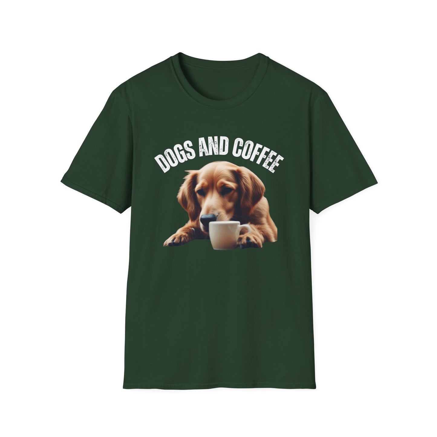 Dog Coffee Shirt Cute Dogs Drinking Coffee T-shirt for Golden Retriever Lover gifts for Golden Retriever T Shirts Cute Dog Shirts for Dog Mom gift