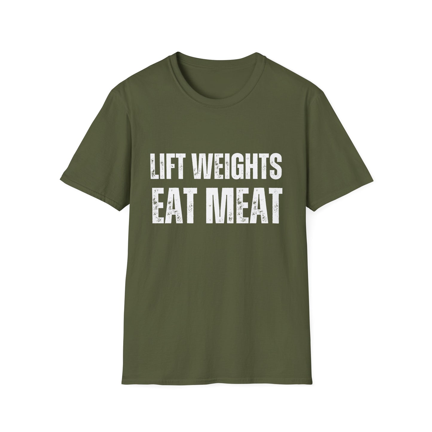 Training Shirt for Gym Lover gift for Weightlifting Shirt Fitness Top for Carnivore gift for Meat Lover shirt Lift Weights Eat Meat T-shirt