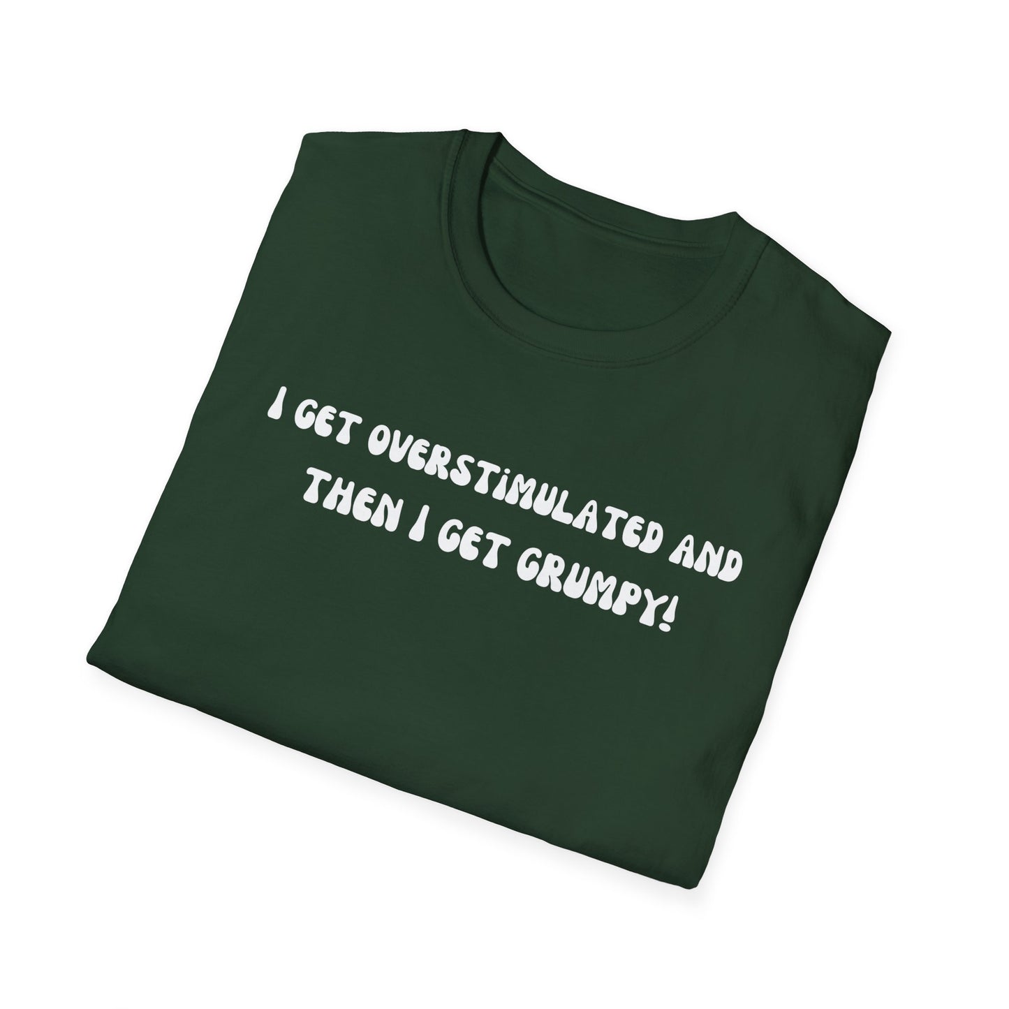 Overstimulated T-shirt for ADHD Friend gifts for Autism Awareness T Shirt Mental Health gift for Autistic Tee