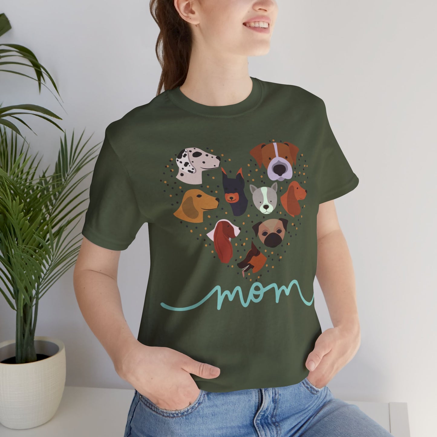 Dog Mom Shirt In my Dog Moms  T-shirts for Dog Lovers gifts for Dog Momma T Shirts for Her Cute Dog Mommy T-shirts for Mothers Day