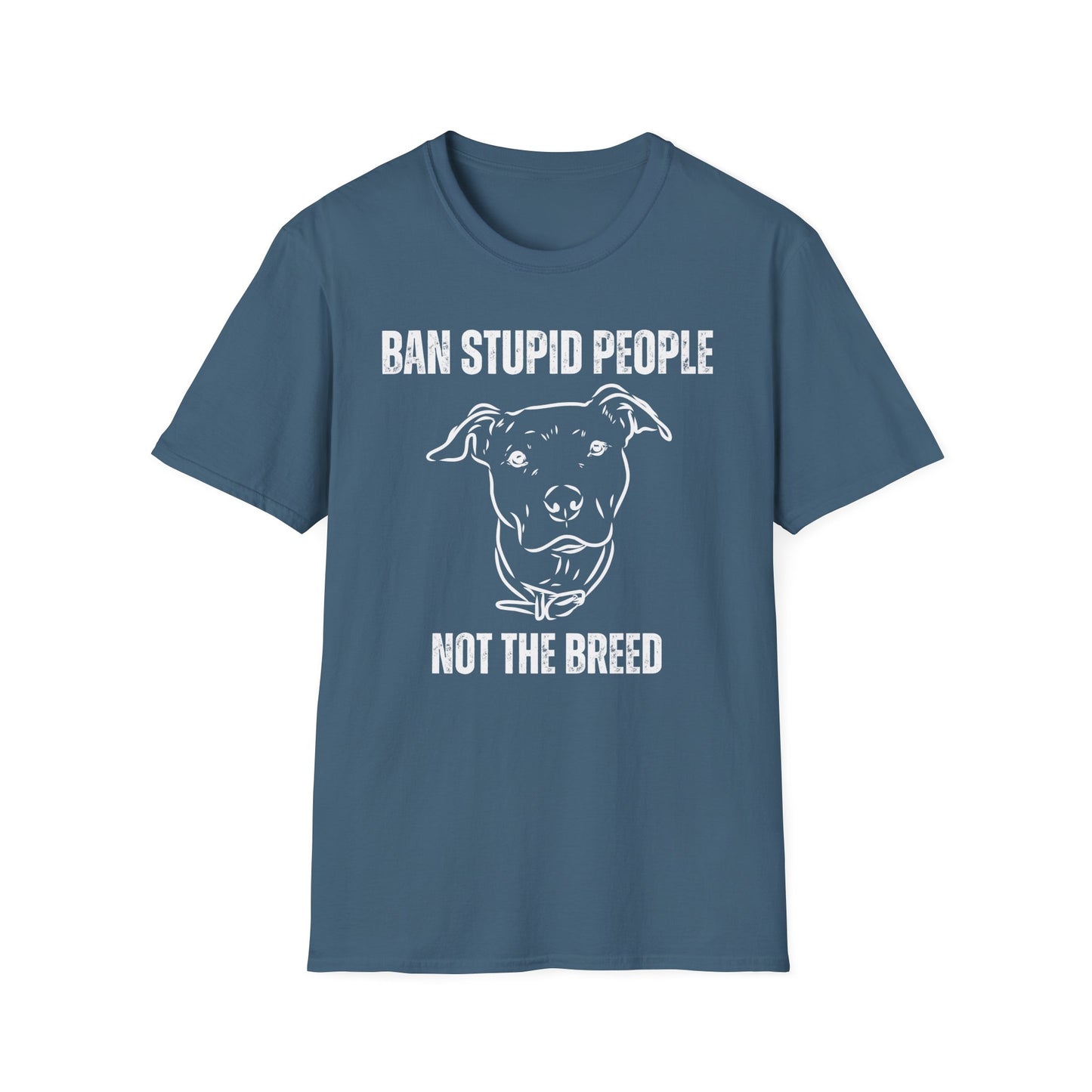 Pit Bulls Advocate T Shirt for Pit Bull Lovers gift for Dog Moms gifts for Dog Dad T-shirt Ban Stupid People Not The Breed T Shirts Funny Dog T shirts