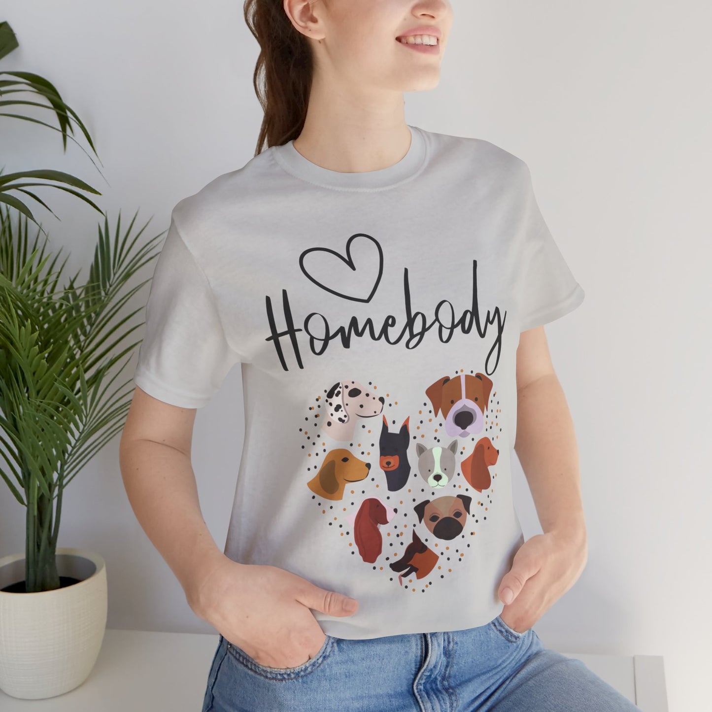 Homebody Dog Lover Shirt for Dog Mom gift for Mothers Day T-shirts for Momma gift Doggy Mama T Shirts for Mother gift