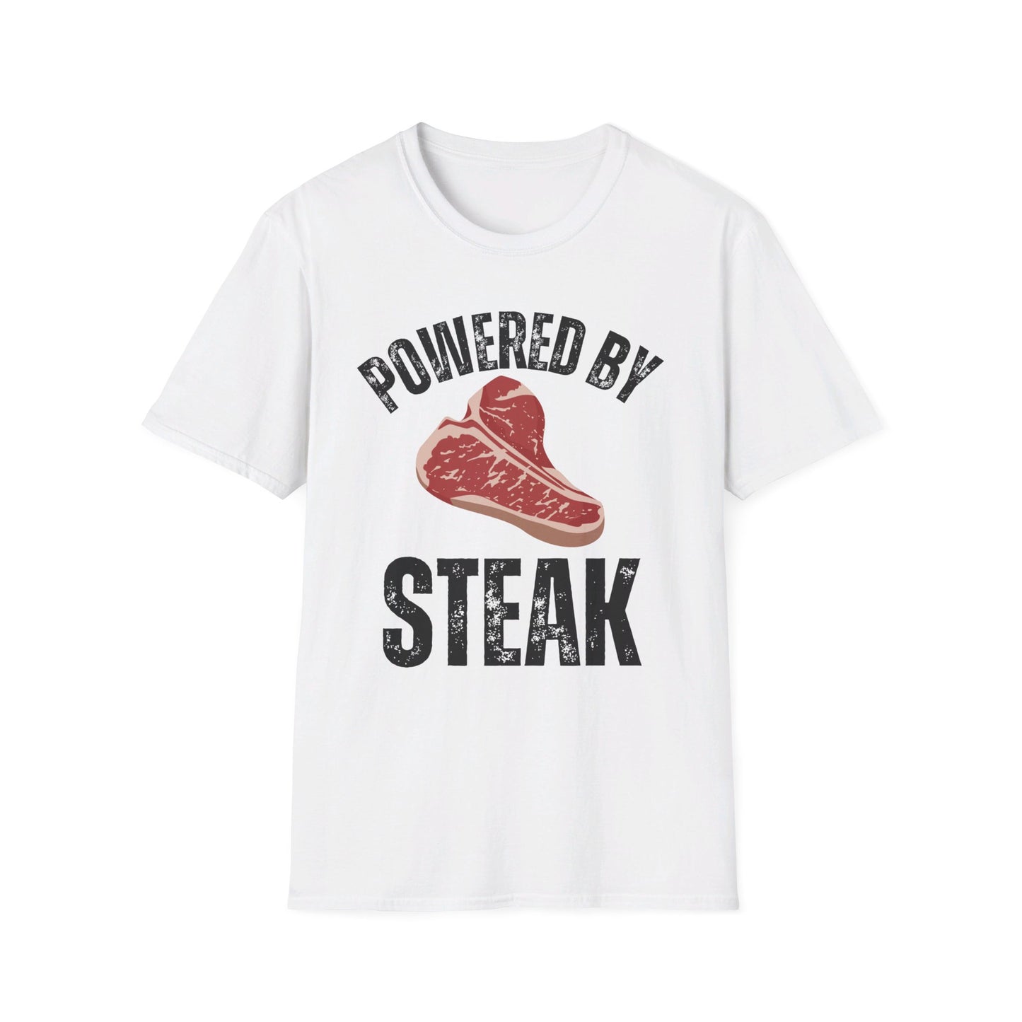 Steak Lover gifts for Meat Lover T Shirts for Carnivore gift for BBQ Lovers Tee Shirt for Barbecue gift Grilling Powered By Steak T-shirt