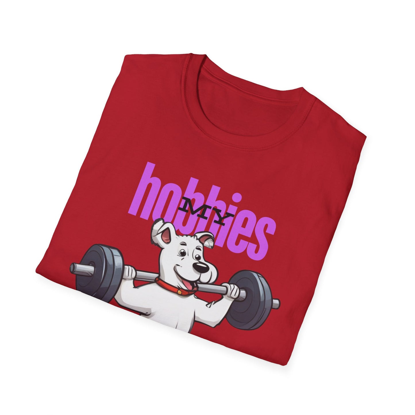 Dog Lover T-shirt for Dog Mom gift for Gym Rat T Shirts for Gym Girl Workout Enthusiasts gifts for Weightlifter gift Crossfit Shirt for Dog Dad