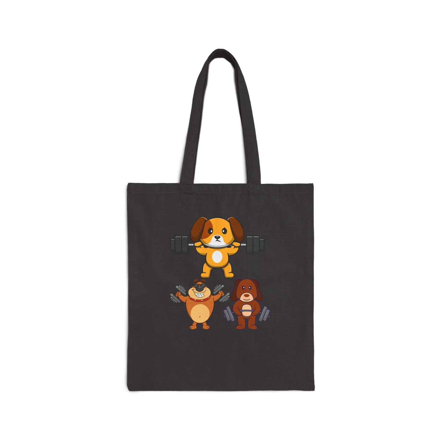Funny Dog Working Out Tote Bag Funny Gym Bags for Dogs Lovers gifts for Dog Dad Fitness Tote Bag for Workout lover
