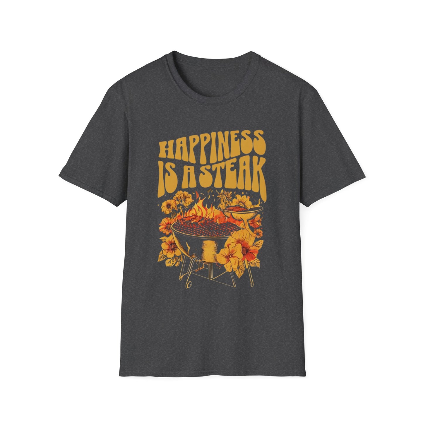 Groovy Meat Shirt for Carnivore TShirt for Steak Lover gifts for Christmas present for Meat Lover T Shirts Happiness Is A Steak T-shirt gift