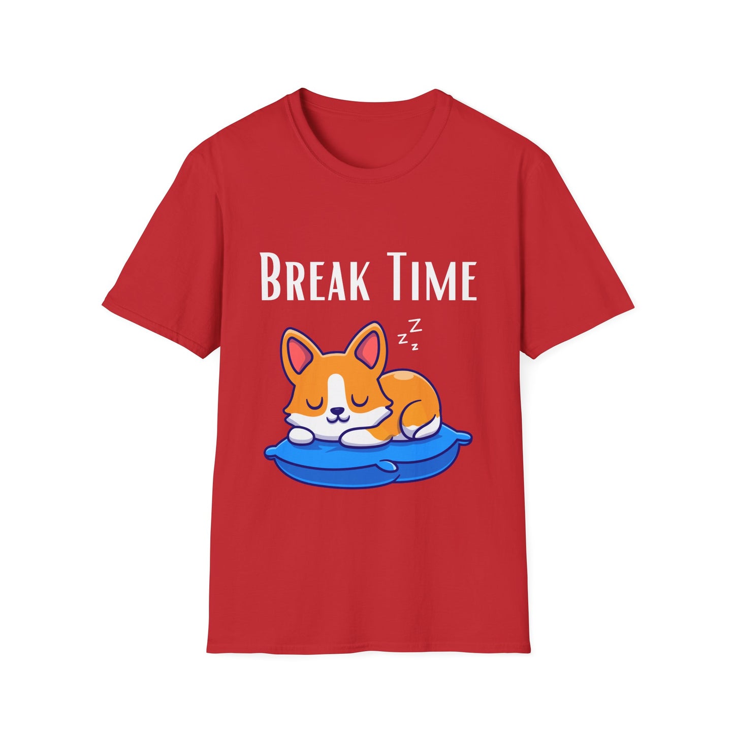 Cute Corgi T-shirt for Corgi Lover gifts Dog Lovers Shirt - Sleeping Corgi - Tired Dog Mom T shirt - Break Time T-shirts