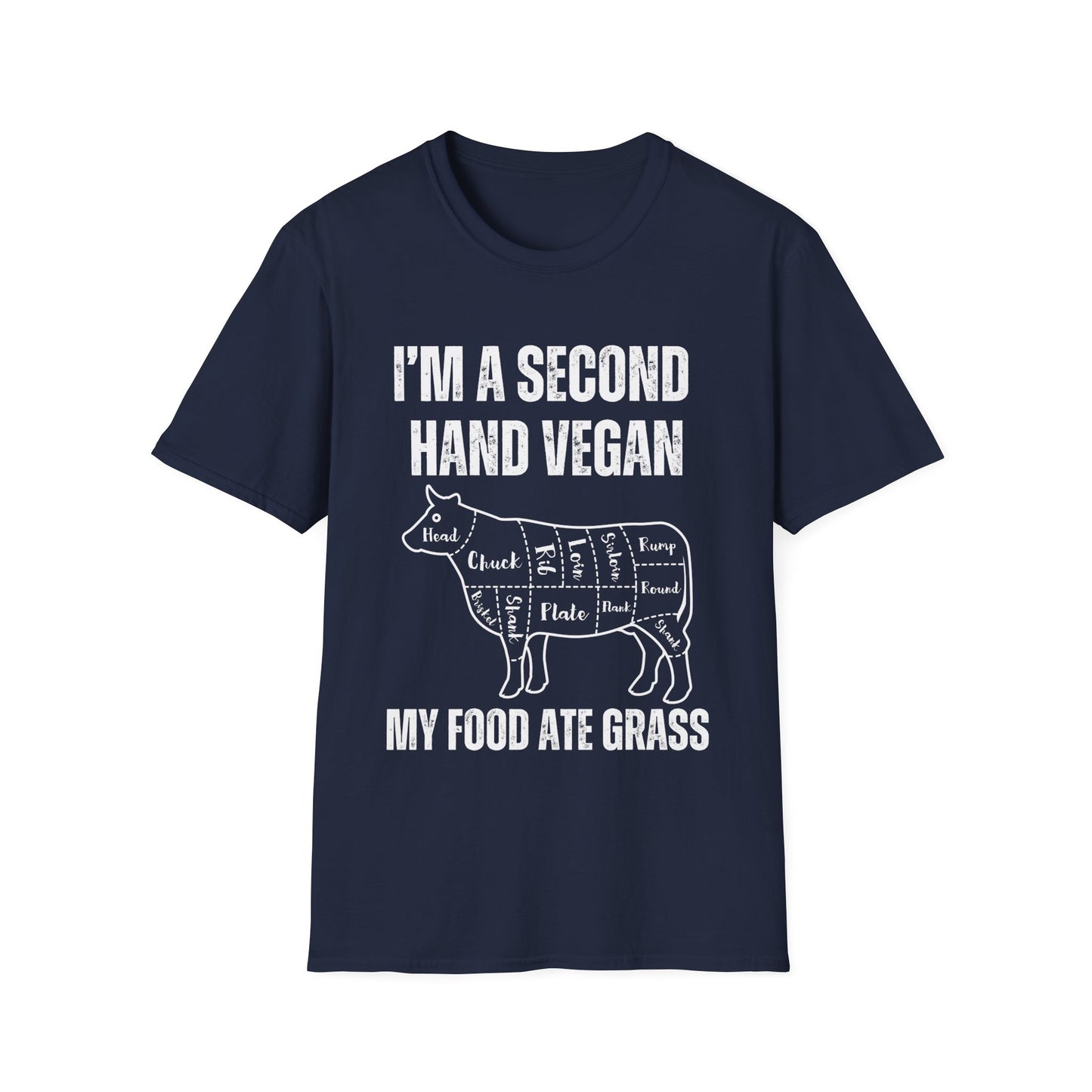 Second Hand Vegan Shirt for Meat Lover gift Funny T-shirt for Steak Lover gift for Meat Lover Shirt for Carnivore T Shirt