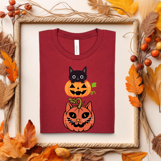 Halloween Kitty Shirt for Halloween gifts for Black Cat Shirts for Black Cats Lover T Shirt for Spooky Season Cat T Shirt for Halloween gift