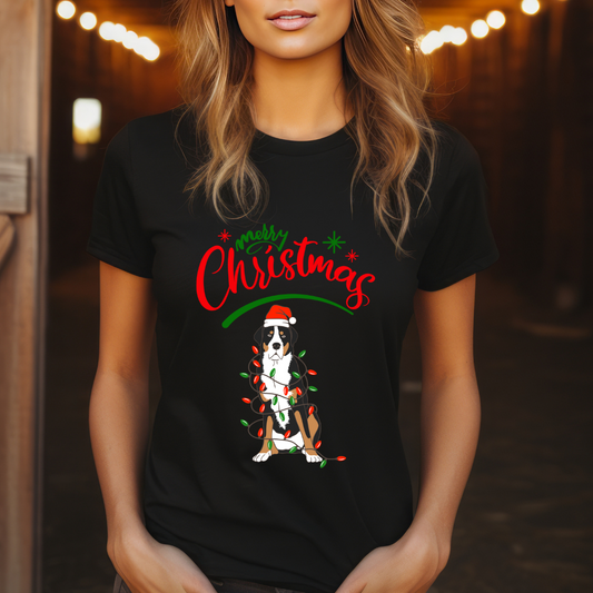 Cute Dog Christmas Tee for Dog Lovers gifts for Christmas for Dog moms gift for Her Christmas presents Funny Dog Shirts Dog Tshirt