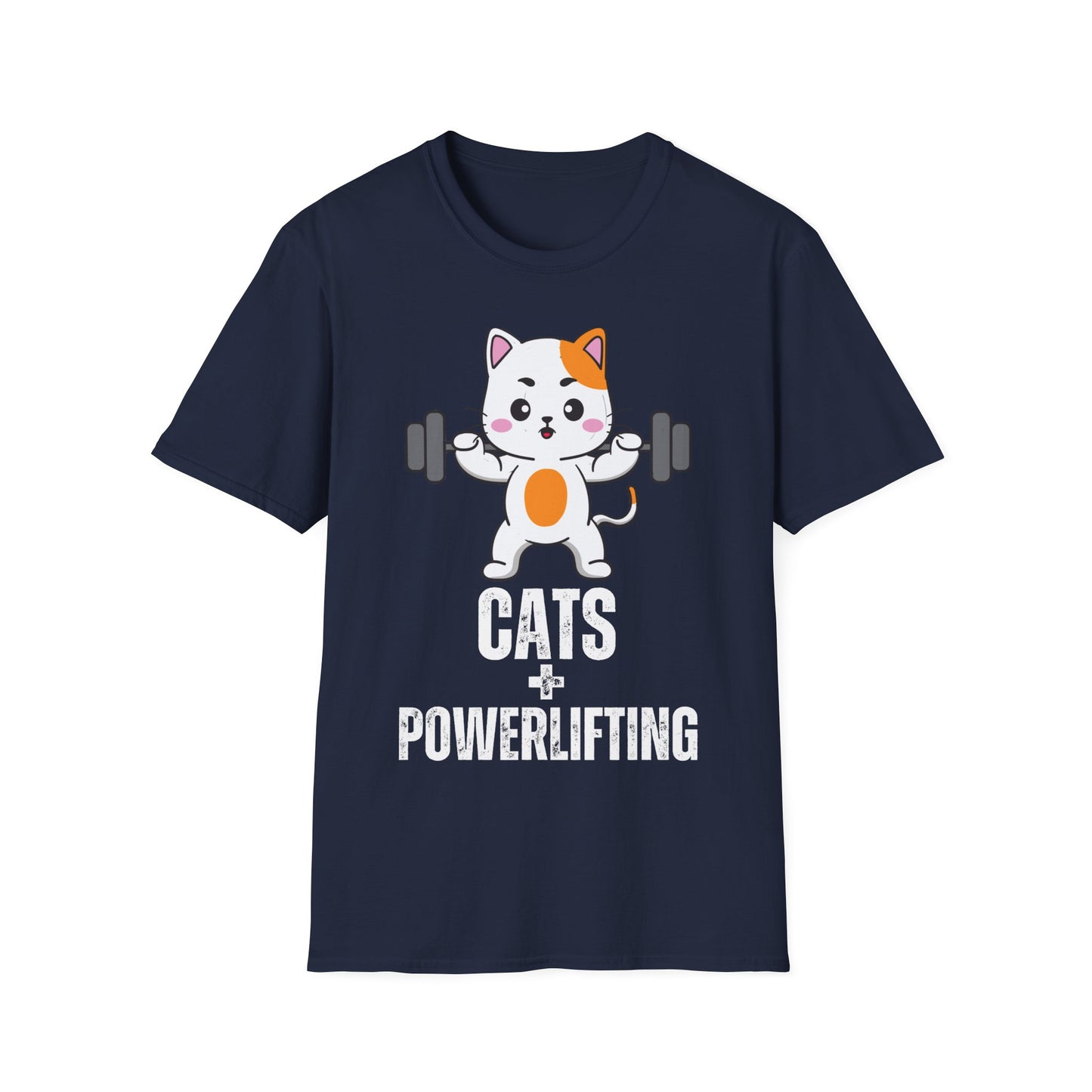 Cat Powerlifting T-Shirt for Cat Lover gift for Powerlifter gift CATS Powerlifting Cat Shirt Funny Weightlifting CAT T Shirt