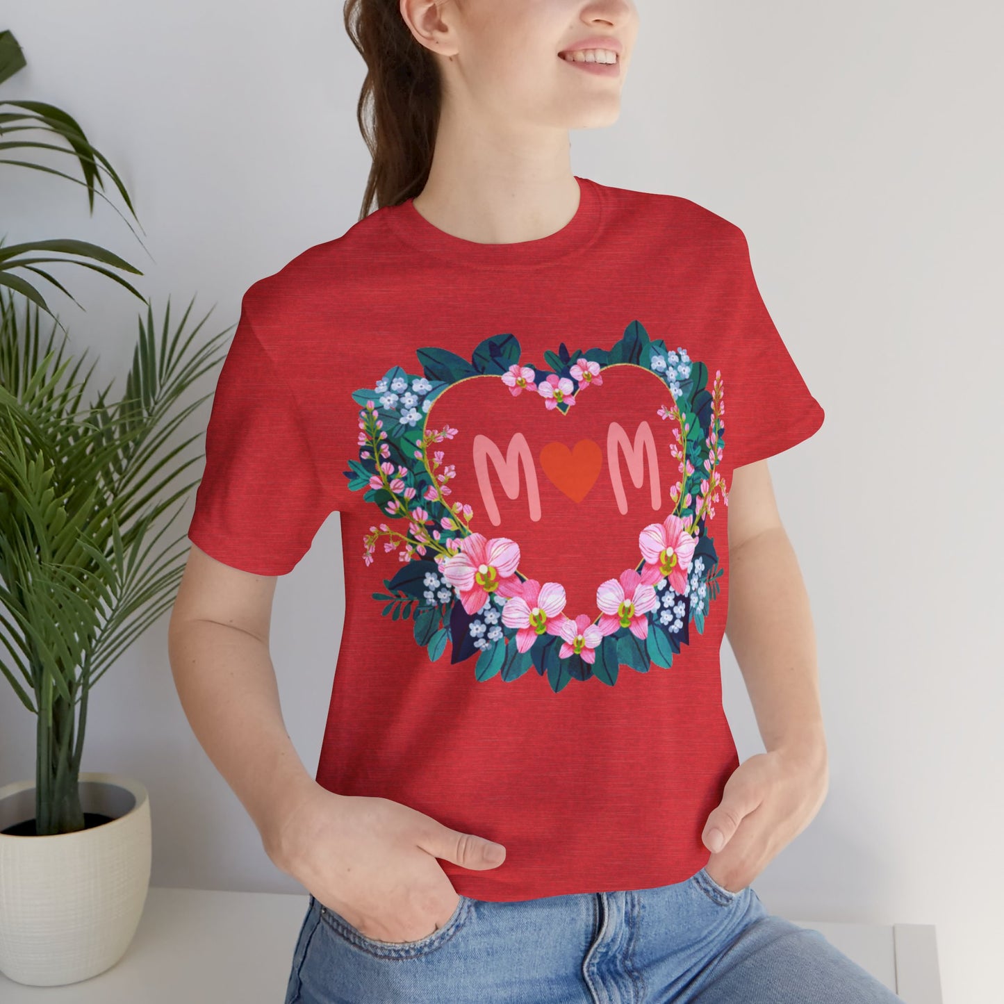 Floral Mom Shirts for Mother's Day gifts for Mama T Shirts for Her gift Cute Mommy Tee Shirt Flower Lover gift Flowers T-shirts