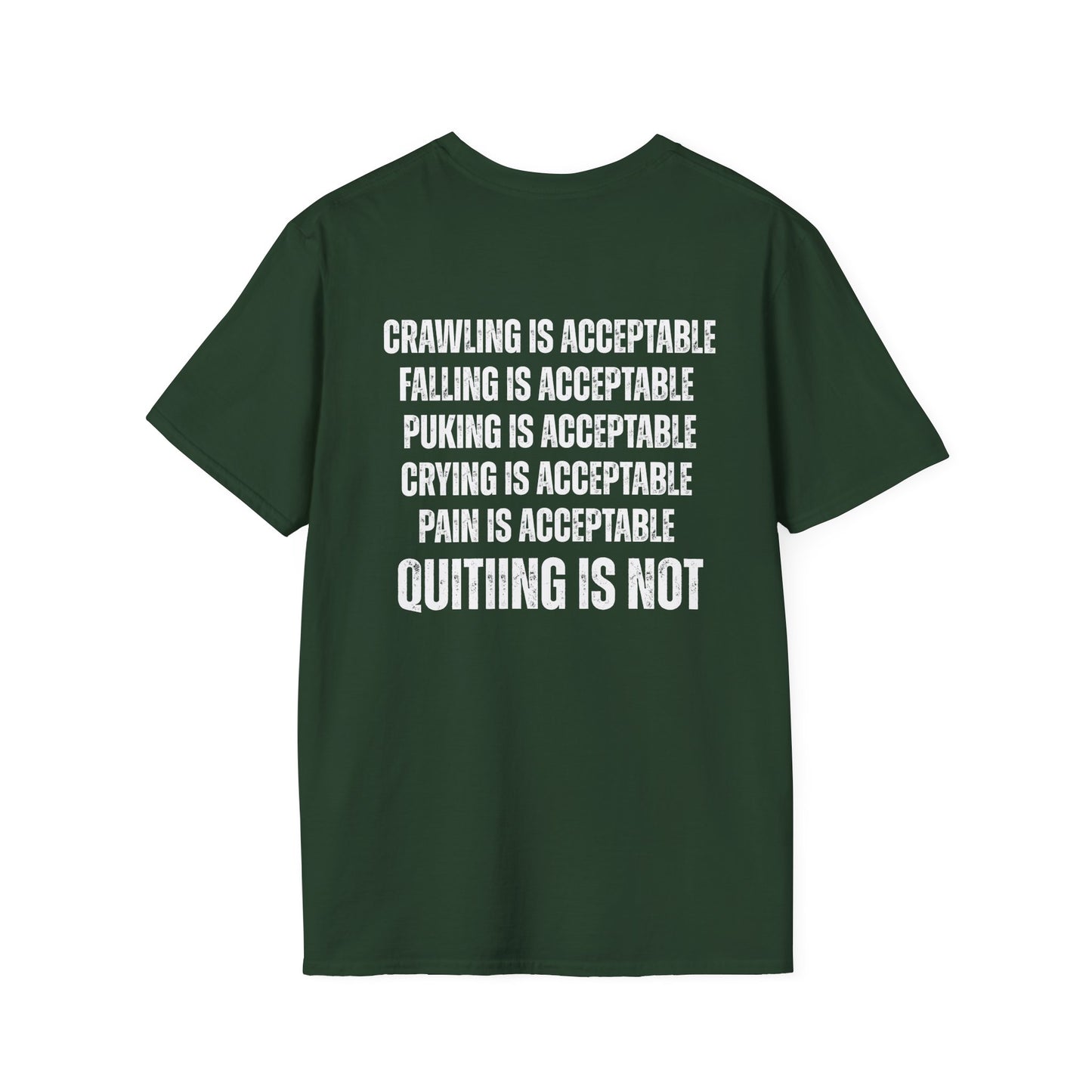 Motivational Gym Tee Never Quite t-shirt Don't Give Up Tees Workout Shirt, Fitness Top, Inspirational Athletic Tee, Exercise T-Shirt