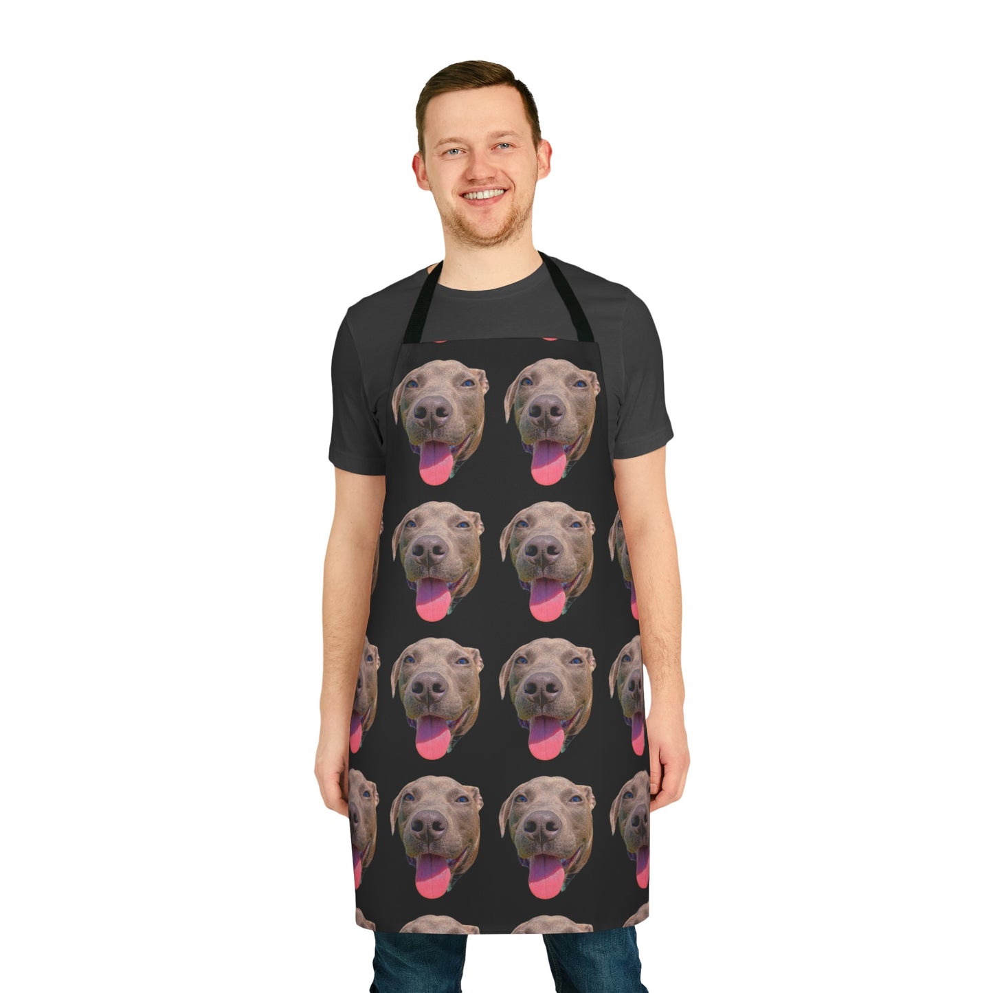 Pit Bull Dog Apron for Dog Mom gift for Dog Dad Mens Aprons for Pit Bull Awareness Pit Bulls Advocate