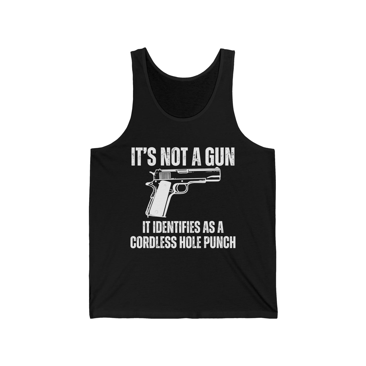 Funny Gun Tank Top for 2nd Amendment Supporter gift for Gun Lover gifts Pistol Tank Tops for Pro Gun Tank Tops Funny Gun Puns for Him gifts
