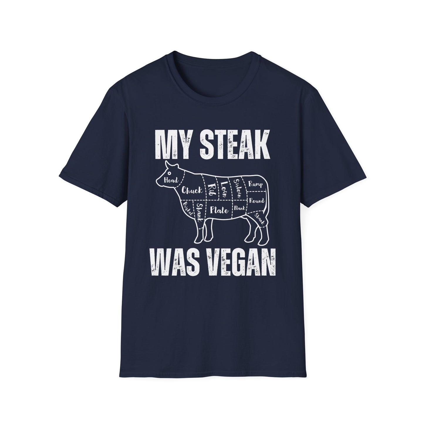 Funny T-shirt for Steak Lover gift for Meat Lover Shirt for Carnivore T Shirt My Steak Was Vegan Tee, Second Hand Vegan