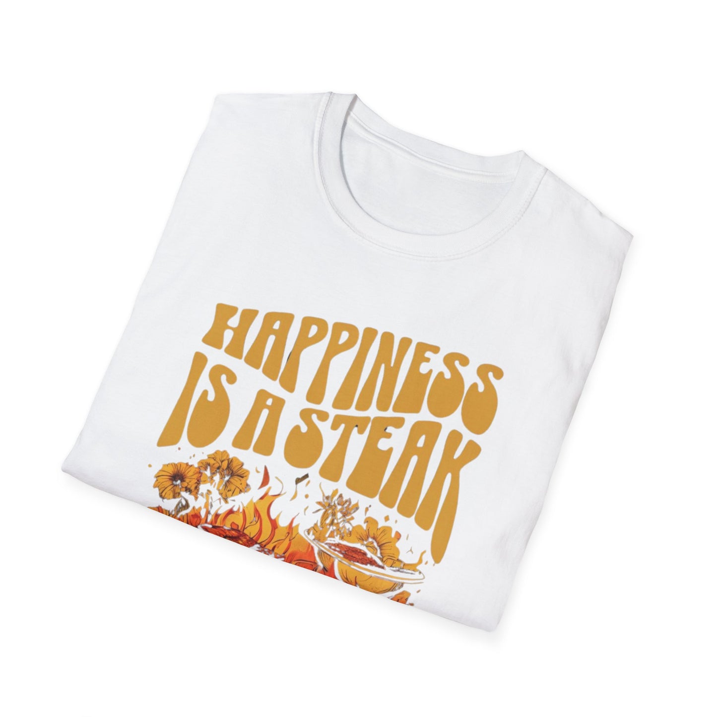 Groovy Meat Shirt for Carnivore TShirt for Steak Lover gifts for Christmas present for Meat Lover T Shirts Happiness Is A Steak T-shirt gift