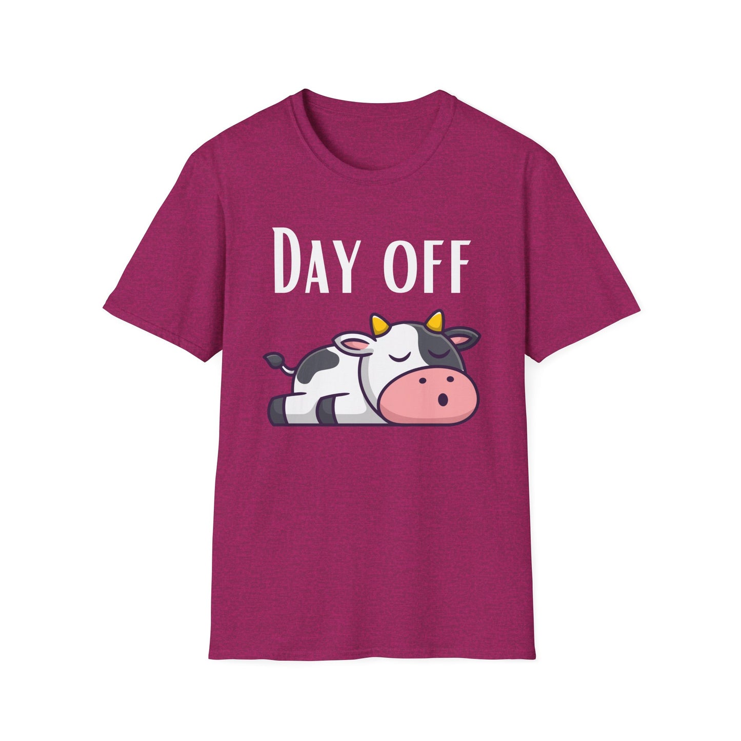 Funny Cow T-shirt for Cow Lovers gift Funny Cow Shirt Day Off T Shirt Cozy Tee - Gift for Her - Woman gifts for Farmer