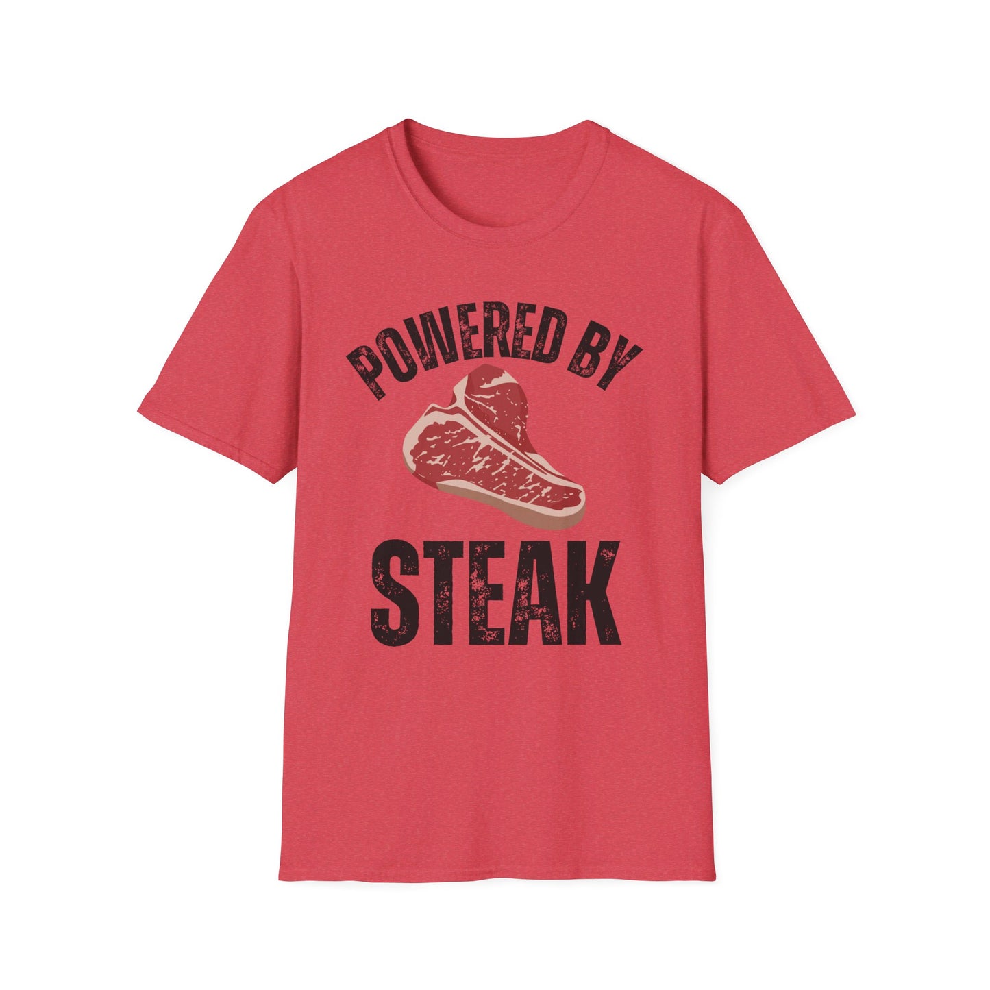 Steak Lover gifts for Meat Lover T Shirts for Carnivore gift for BBQ Lovers Tee Shirt for Barbecue gift Grilling Powered By Steak T-shirt