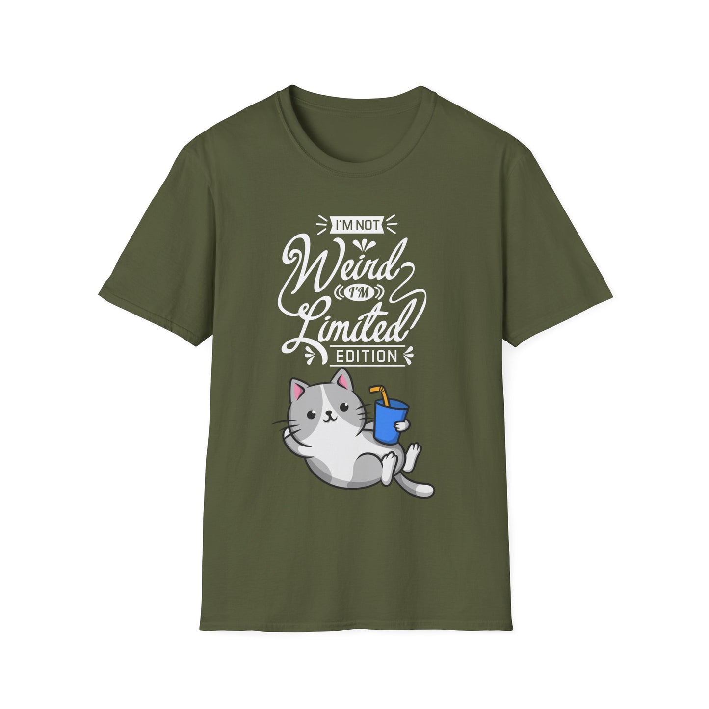 I'm Not Weird I Am Limited Edition T Shirt Weird Cat T-shirt for Cat Lover gift for Cat Mom gift for Cat Dad Shirt Funny Cat T shirt Cute Cat tee