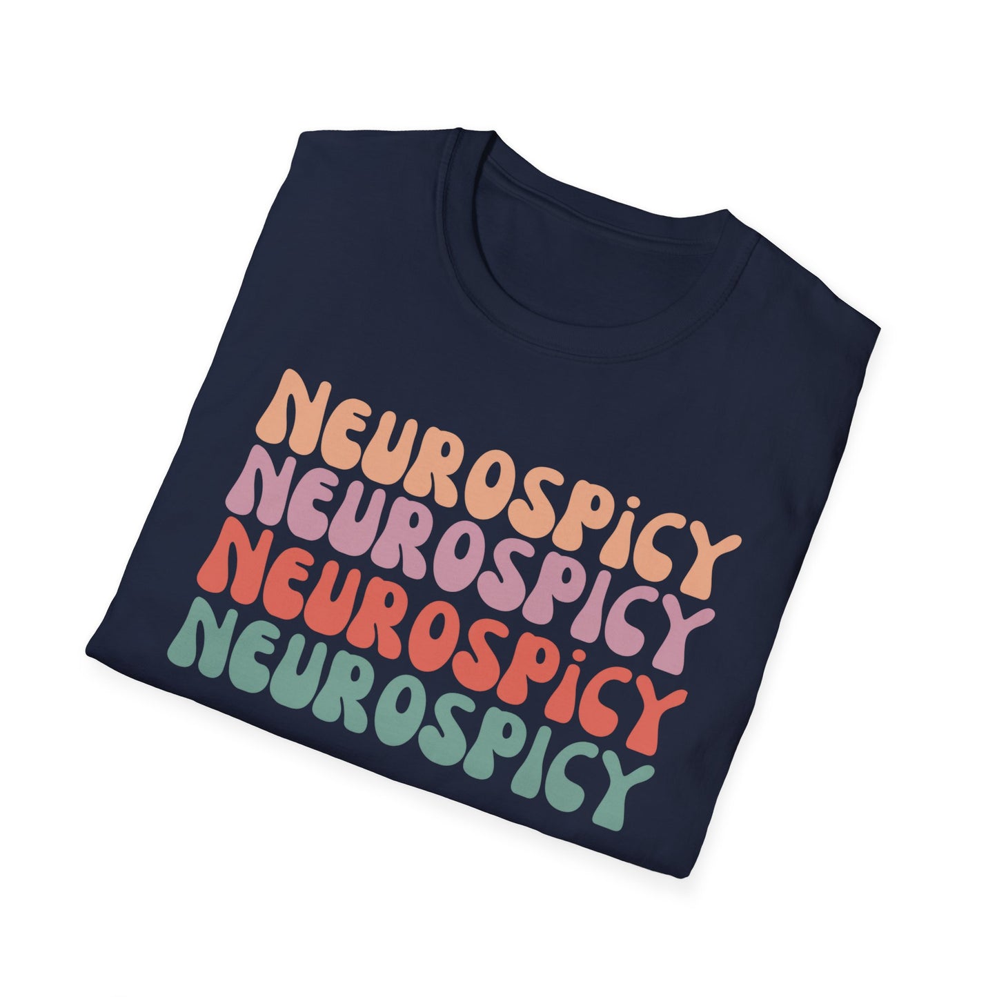NeuroSpicy Shirts Retro ADHD shirt Funny t-shirt for Cat Lover gifts ADHD T Shirt Autistic Awareness Mental Health tee