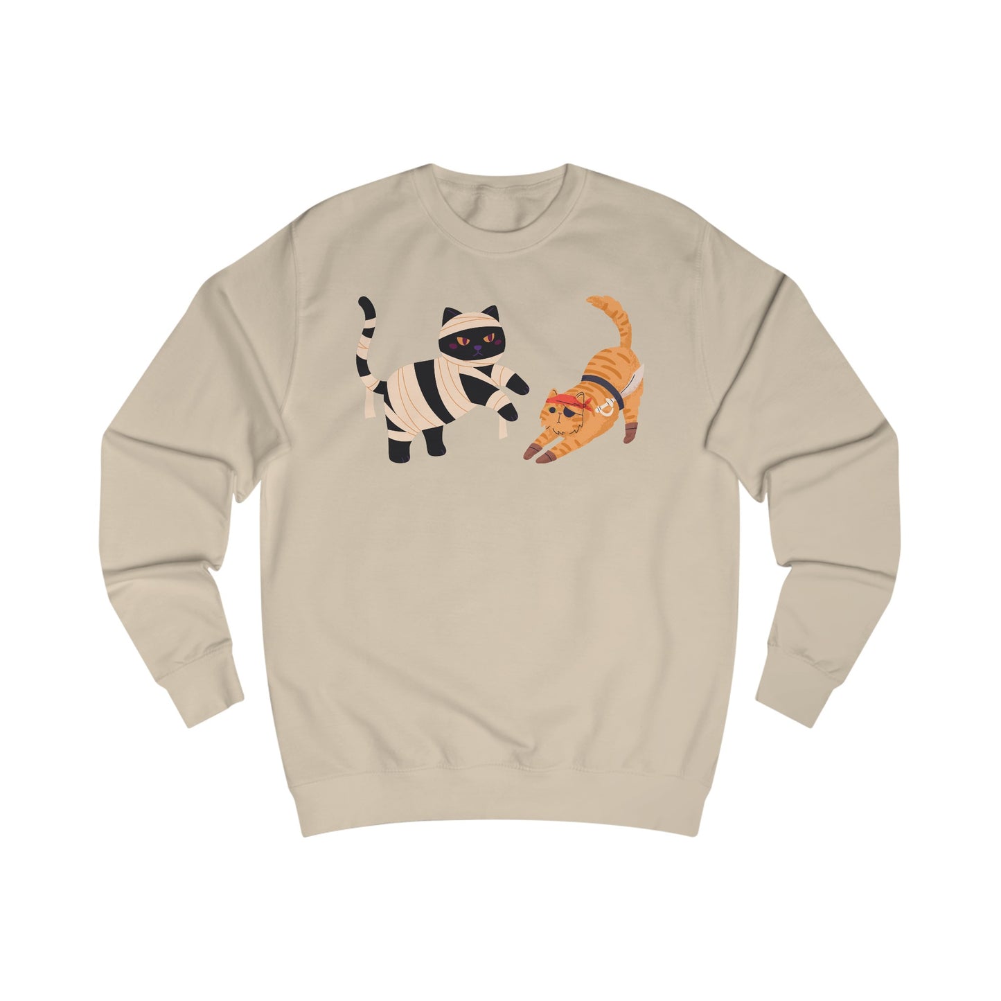 Funny Cat Sweathsirt for Halloween gifts for Cat Lady gift for Cat Lover Sweatshirts for Cat Mom gifts for Her Spooky Sweatshirt Mummy Cats