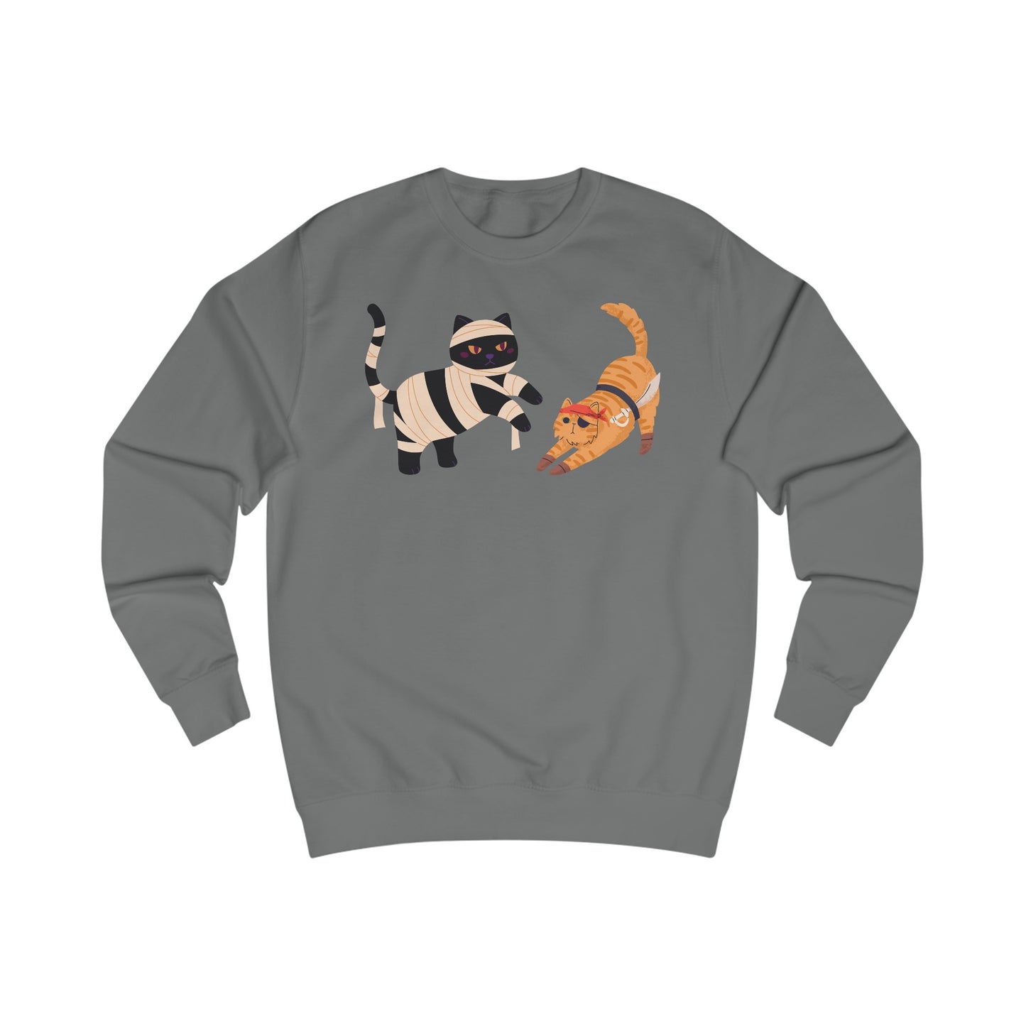 Funny Cat Sweathsirt for Halloween gifts for Cat Lady gift for Cat Lover Sweatshirts for Cat Mom gifts for Her Spooky Sweatshirt Mummy Cats
