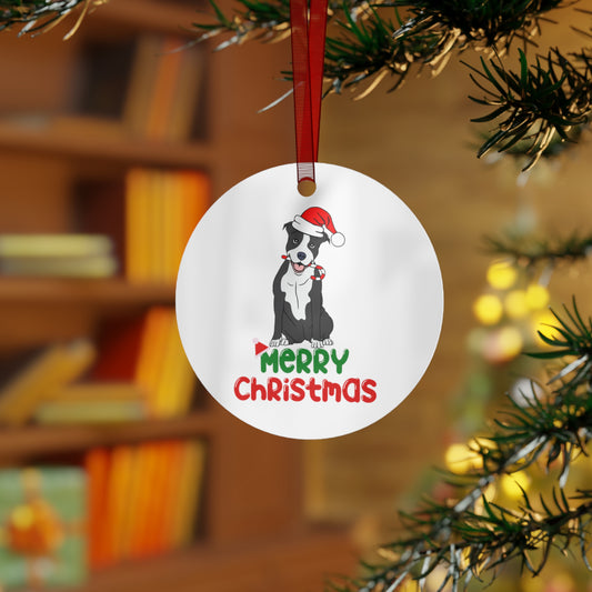 Pit Bull Christmas Ornament for Pit Bull Lover gift for Christmas Presents for Dog Lovers gifts for Christmas Dog Ornaments for Tree Ornament