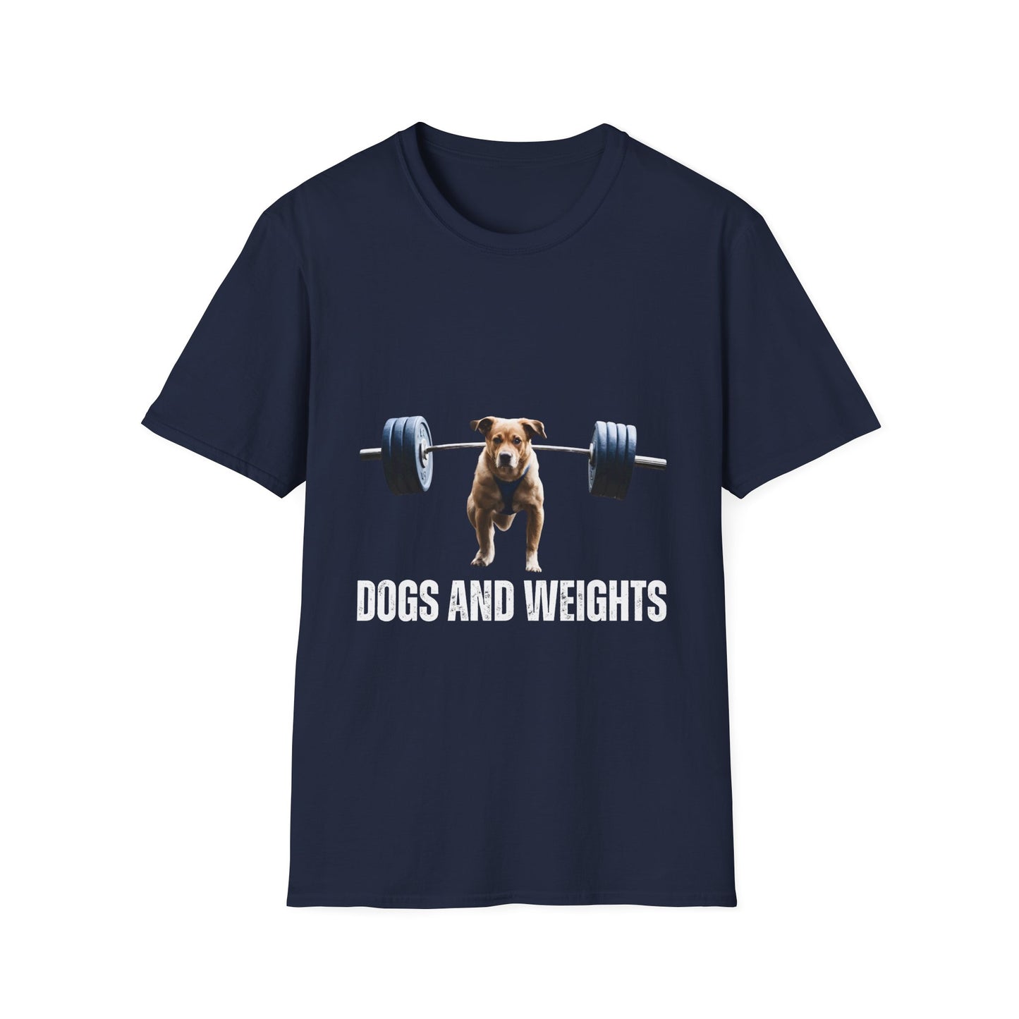 Dog Workout T-shirt for Dog Lover gift for Gym Lover Dog Lifting Weights T Shirt Dogs & Weights Shirt for Fitness Lover gift