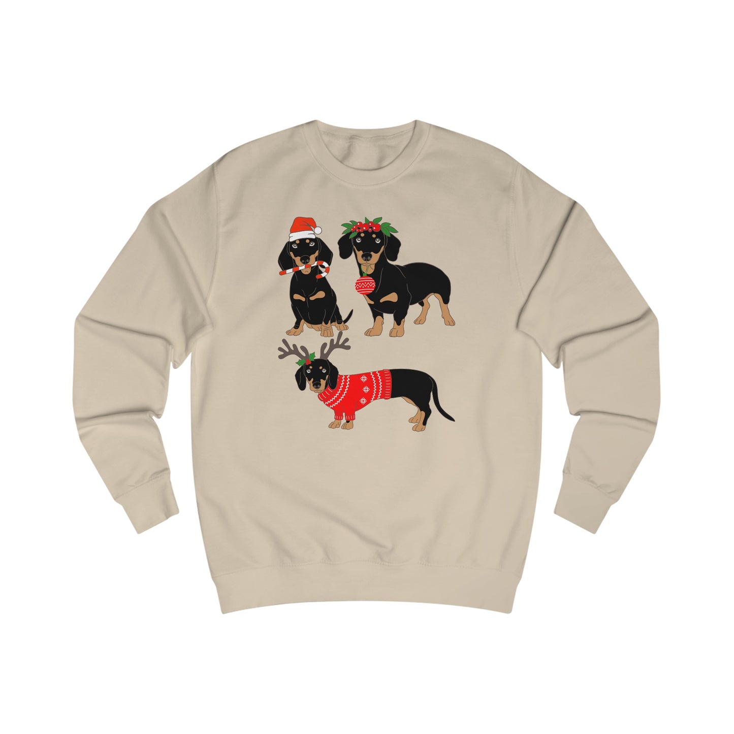 Dachshund Sweatshirt for Christmas presents for Weiner Dog Lover gift forDachshund Mom gift for Dog Dad Sweatshirts for Christmas presents
