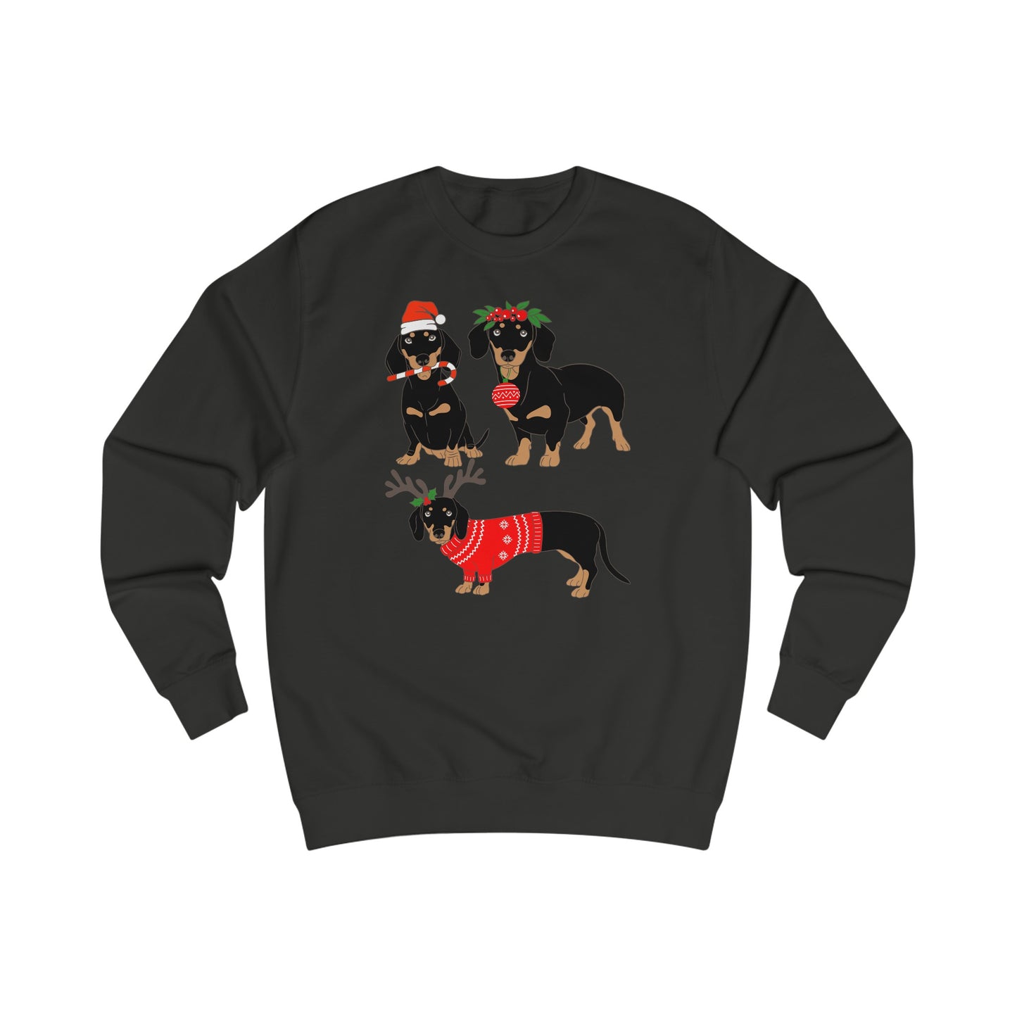 Dachshund Sweatshirt for Christmas presents for Weiner Dog Lover gift forDachshund Mom gift for Dog Dad Sweatshirts for Christmas presents