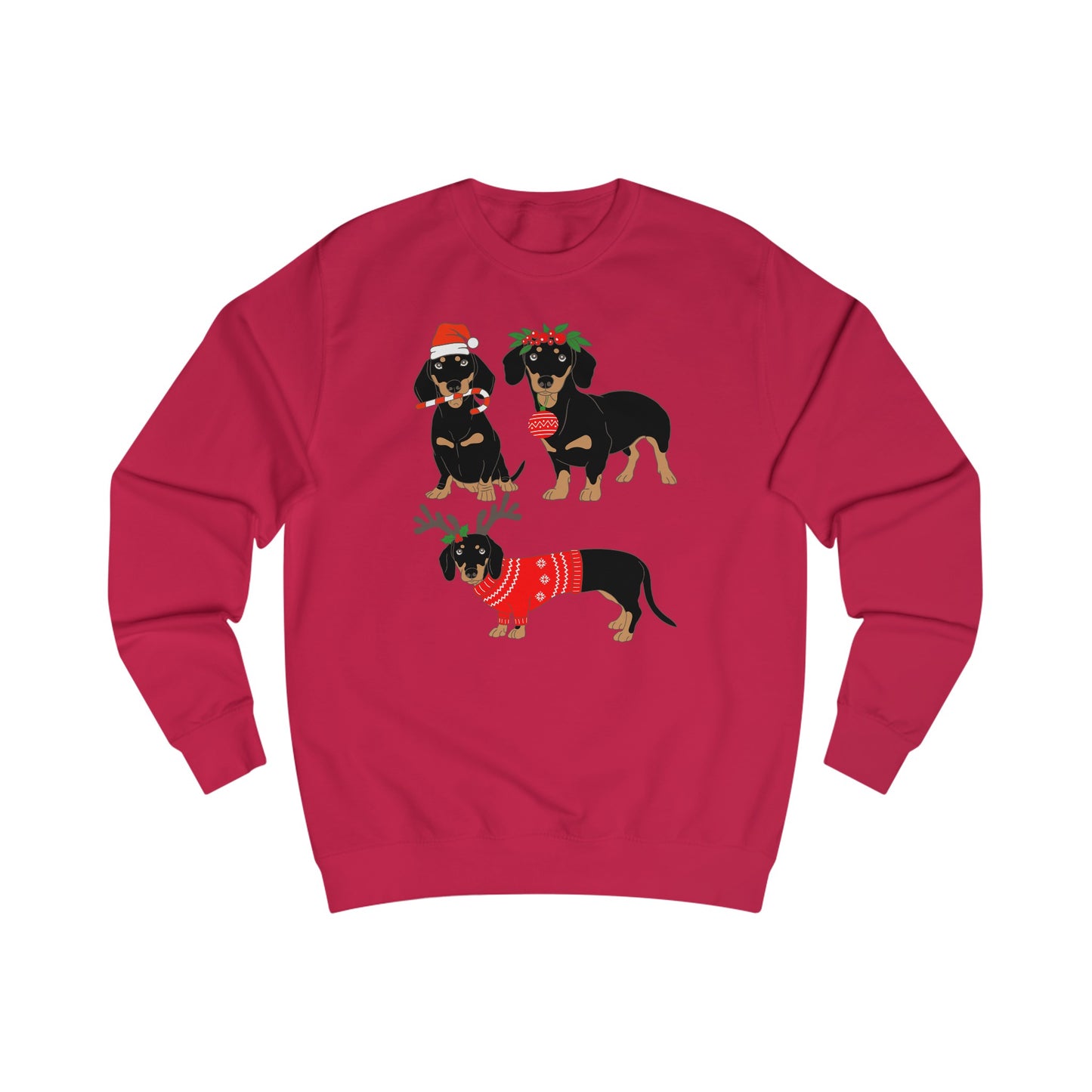 Dachshund Sweatshirt for Christmas presents for Weiner Dog Lover gift forDachshund Mom gift for Dog Dad Sweatshirts for Christmas presents