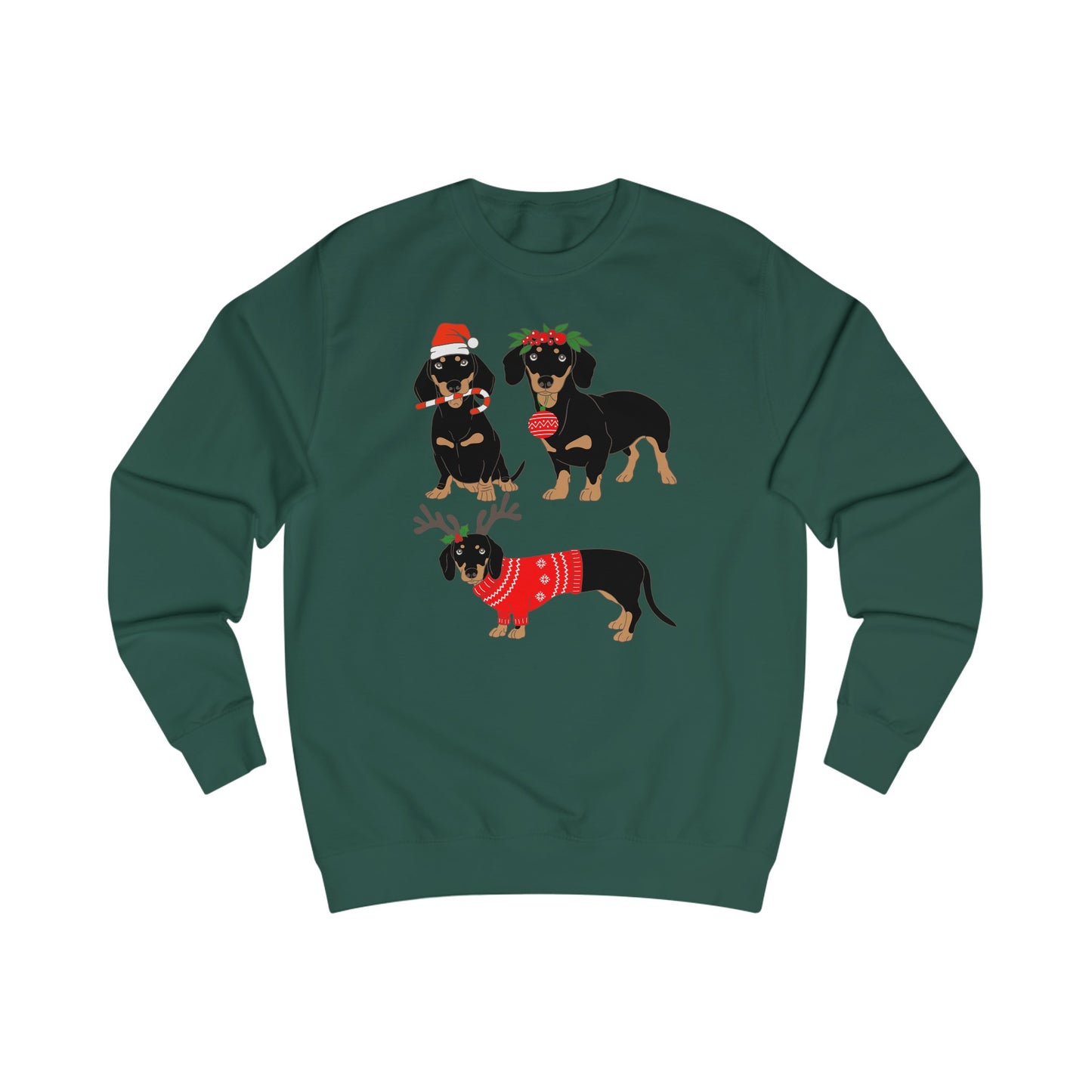 Dachshund Sweatshirt for Christmas presents for Weiner Dog Lover gift forDachshund Mom gift for Dog Dad Sweatshirts for Christmas presents