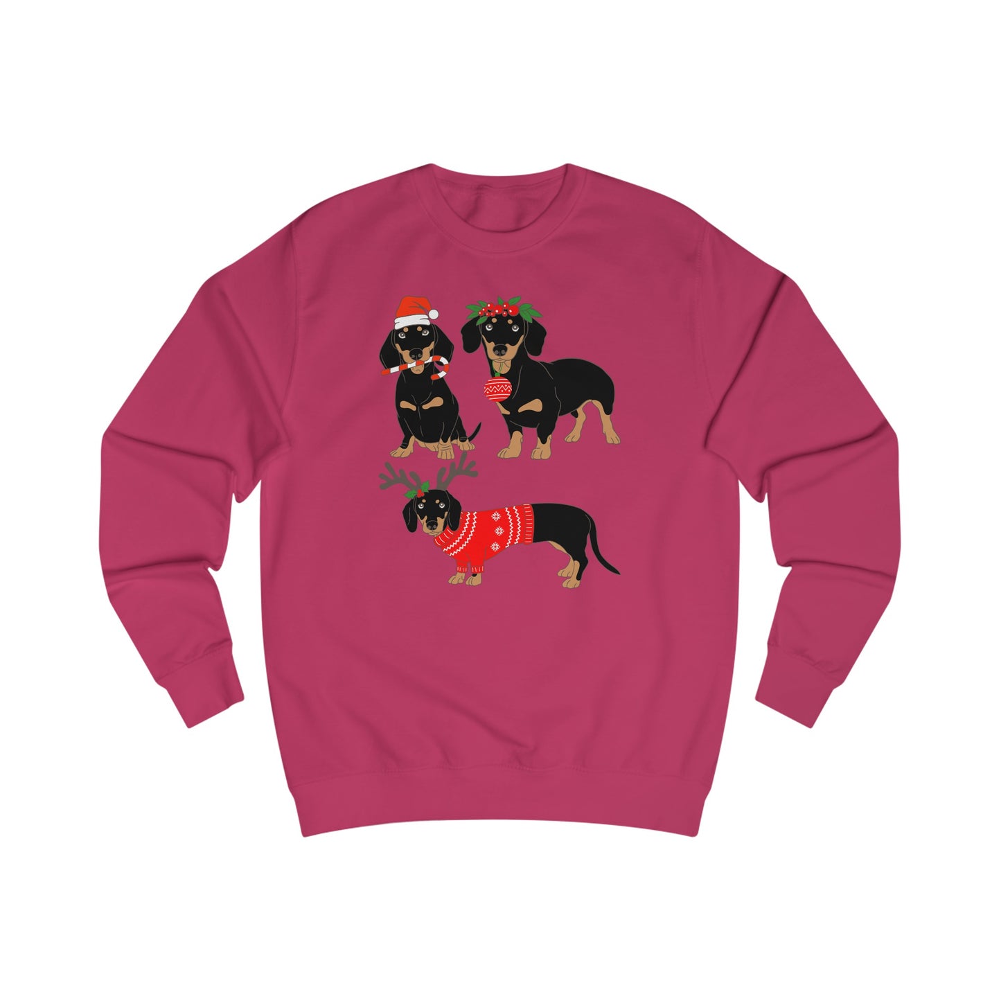 Dachshund Sweatshirt for Christmas presents for Weiner Dog Lover gift forDachshund Mom gift for Dog Dad Sweatshirts for Christmas presents