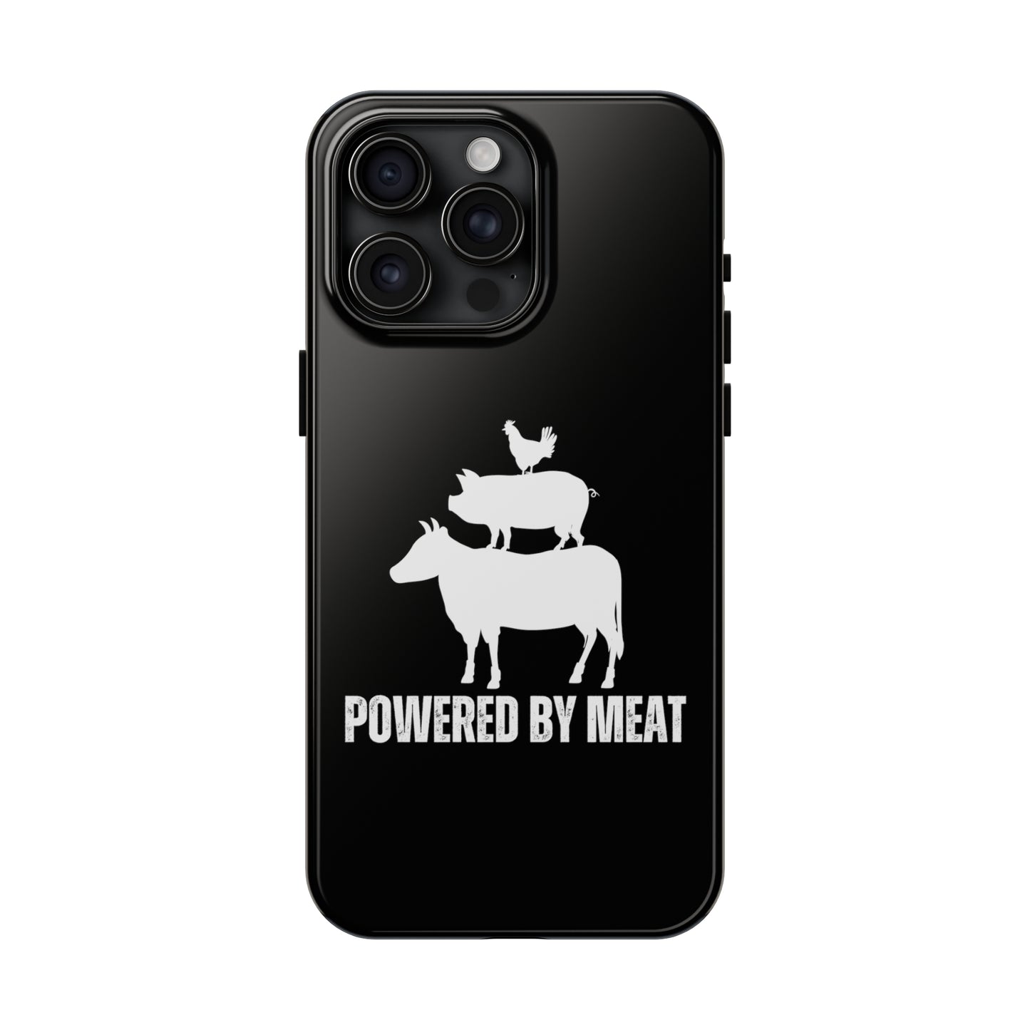 Carnivore Phone Case Powered By Meat Funny Phone case for Carnivore gift for Lion Lover gift for him or her