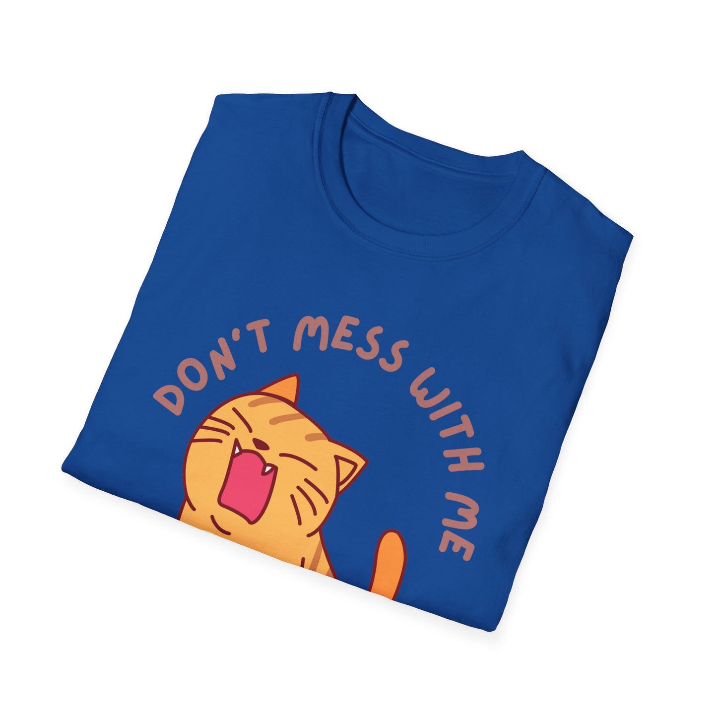 Funny Cat T-shirt Orange Cat Shirt for Cat Mom gifts Cute Kitten T Shirt for Cat Lover gift for Her Kitten T-Shirt Don't Mess With Me