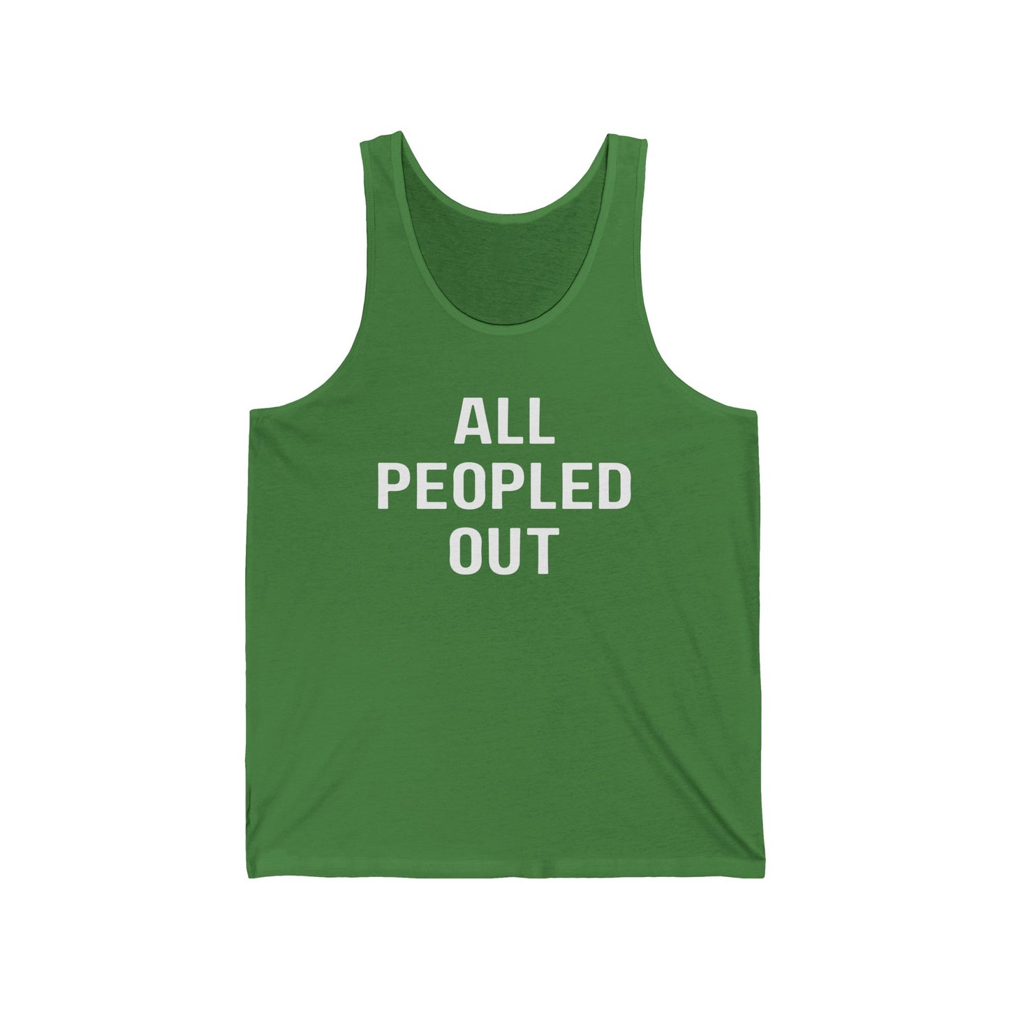 All Peopled Out Shirt Sarcasm gifts for Introvert Tank tops for Antisocial Tank Tops for Adhd T-shirt Autism Awareness Tee Tired Mom T Shirts