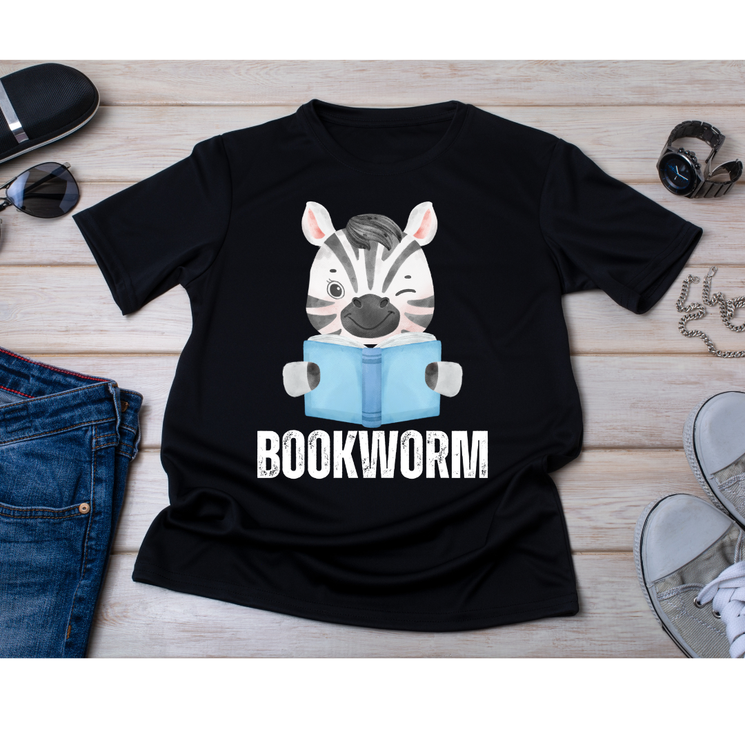 BookWorm Zebras Shirt for Zebra Lover gift for Book Lover gift for Reading Lover T-shirt for Book Enthusiast Tee - Book Nerd Shirts
