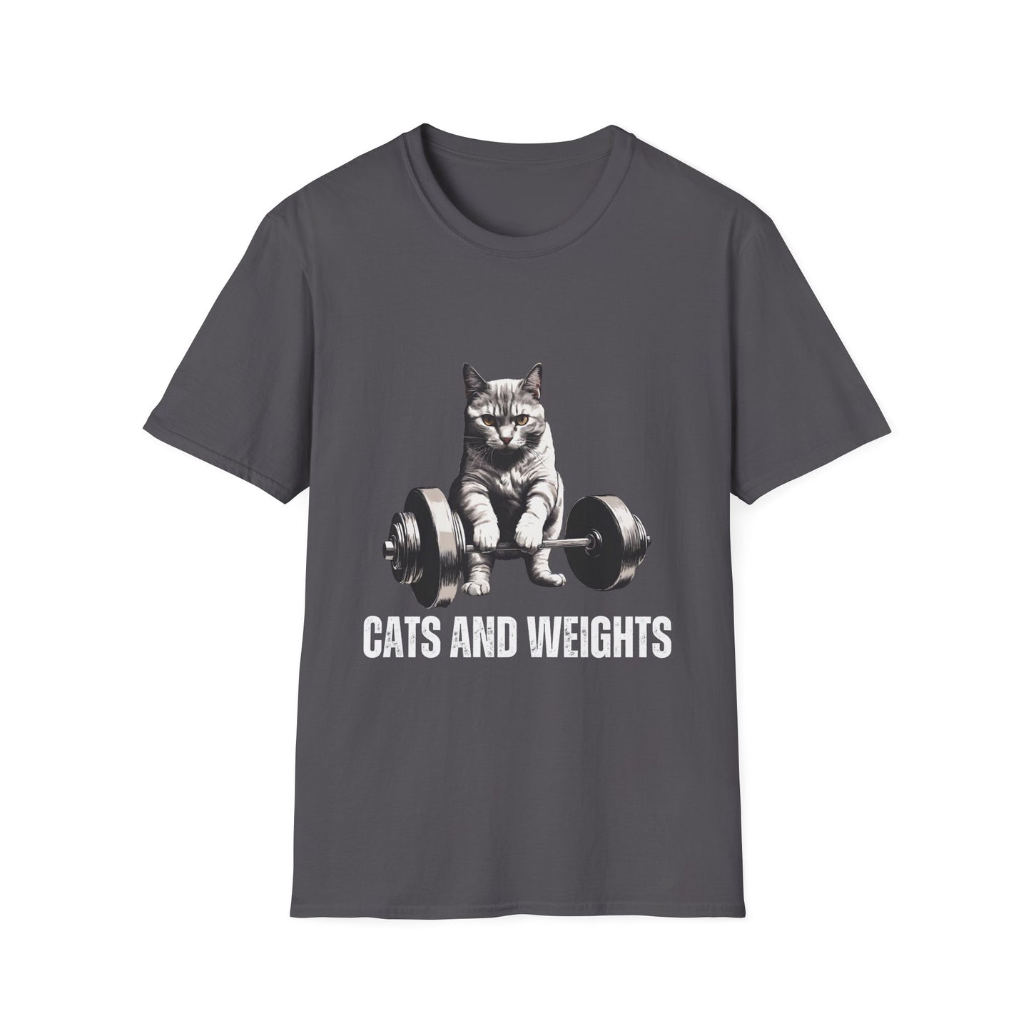 Cat Weightlifting T-Shirt for Cat Lover gift for Gym Lover Powerlifting Cat Shirt Funny Weightlifting CAT T Shirt