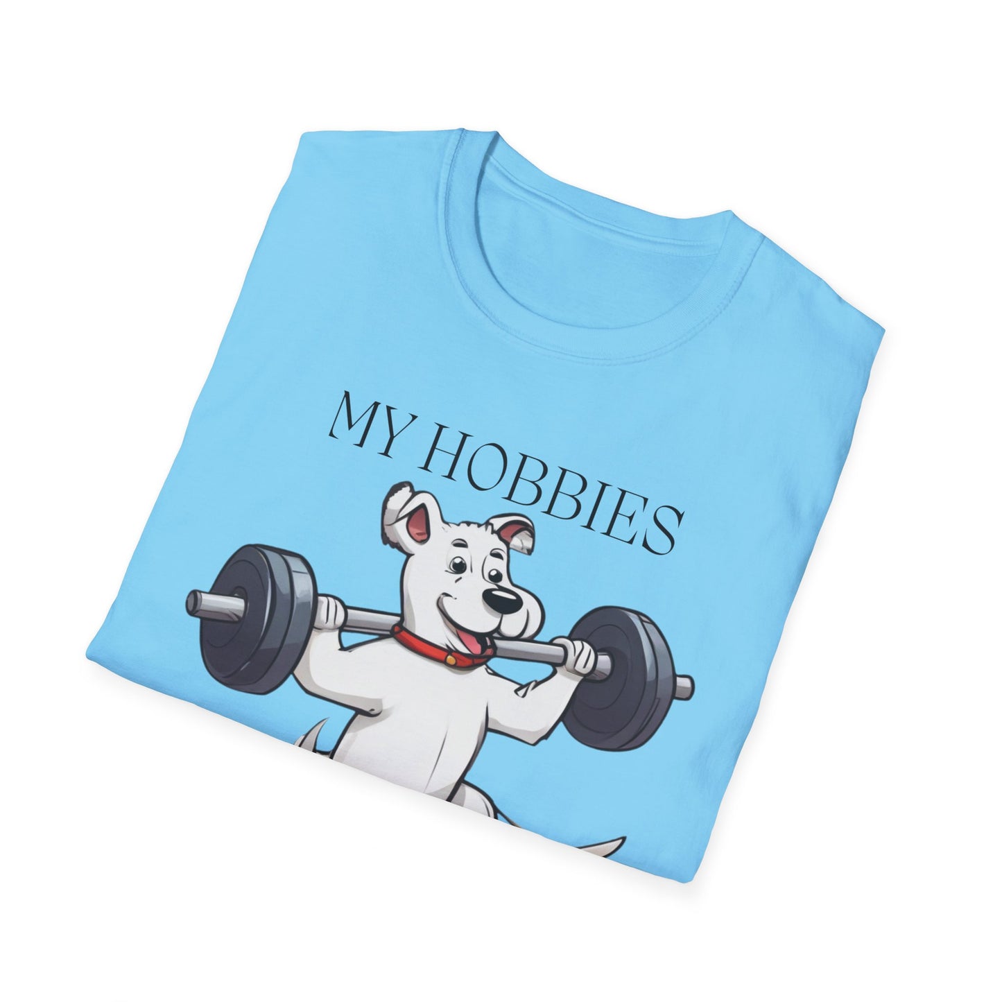 Dog Workout Shirt Funny Dogs Weightlifting T-shirt for Gym Lover gift for Dog Lover gifts for Her Cartoon Dog T Shirts Funny Powerlifting gift