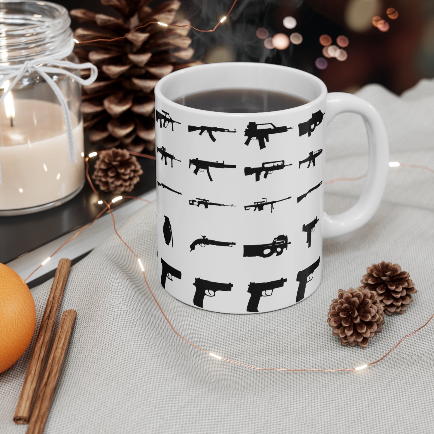 Gun Lovers Mug Gift for Husband for Anniversary Gun Lover Mug for boyfriend gift for him gifts for Birthday Gun Coffee Mug 11oz
