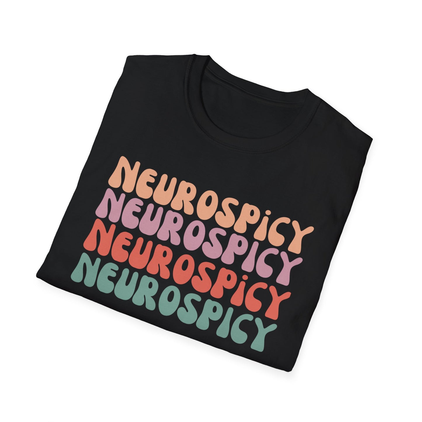 NeuroSpicy Shirts Retro ADHD shirt Funny t-shirt for Cat Lover gifts ADHD T Shirt Autistic Awareness Mental Health tee
