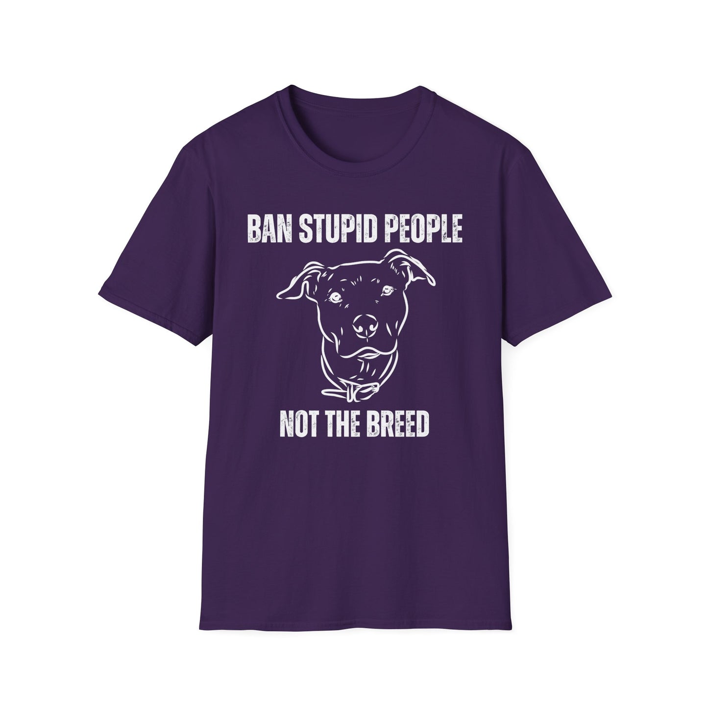 Pit Bulls Advocate T Shirt for Pit Bull Lovers gift for Dog Moms gifts for Dog Dad T-shirt Ban Stupid People Not The Breed T Shirts Funny Dog T shirts