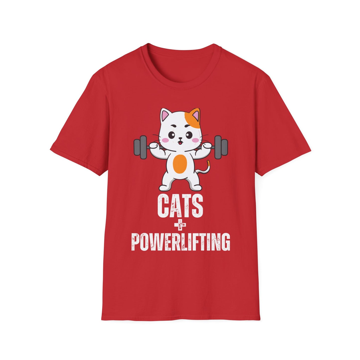 Cat Powerlifting T-Shirt for Cat Lover gift for Powerlifter gift CATS Powerlifting Cat Shirt Funny Weightlifting CAT T Shirt