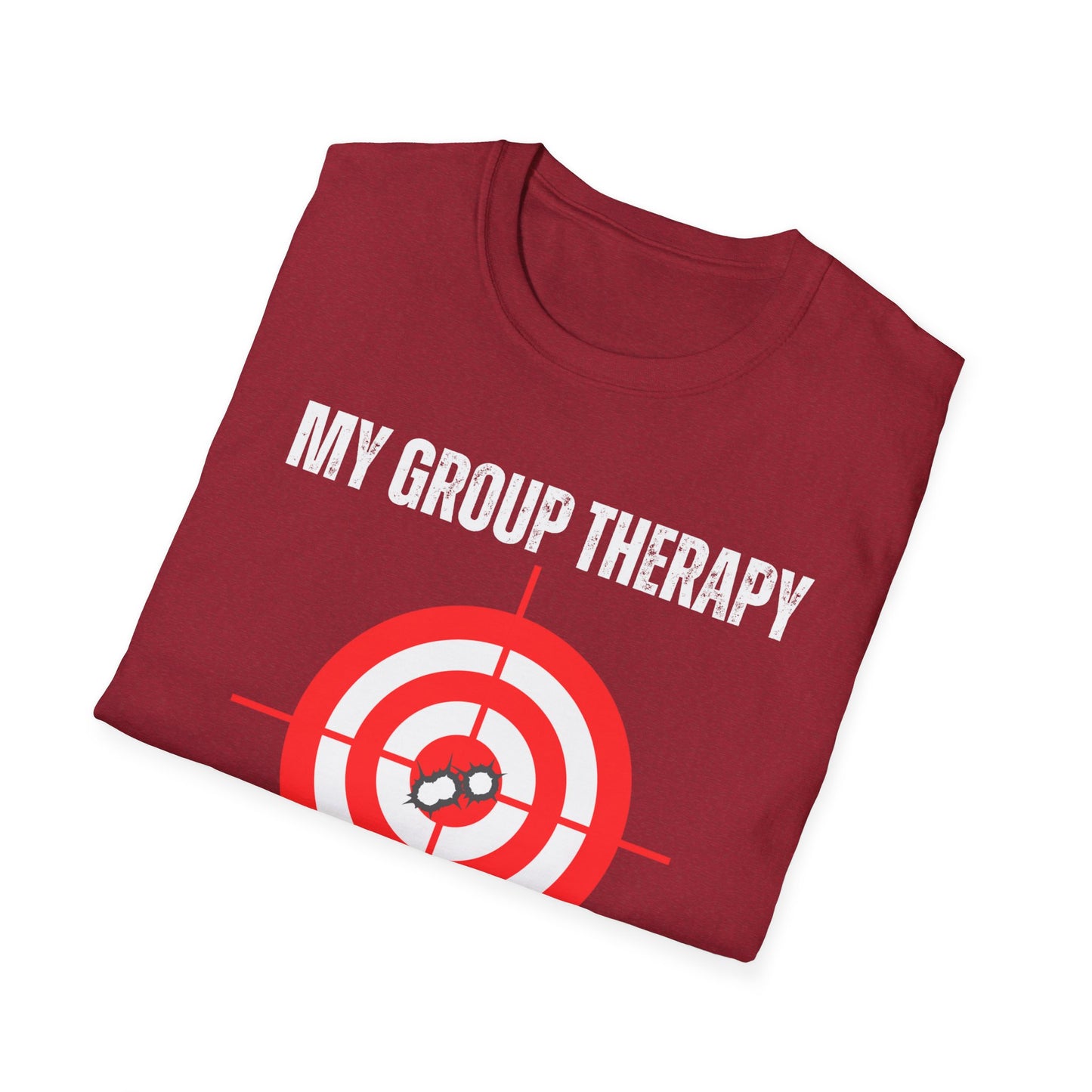 My Group Therapy Gun T Shirts Funny Gun Shirt for Shooting  gift for hunting gift for hunter gifts for Patriot gift for Pro Gun Shirt