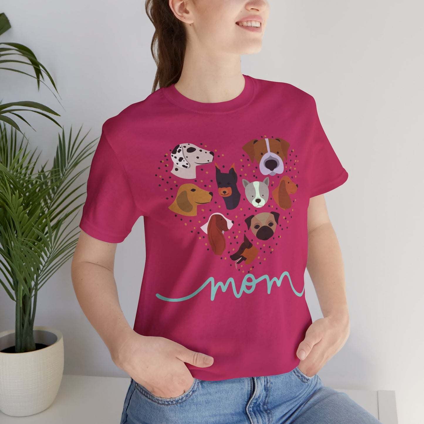 Dog Mom Shirt In my Dog Moms  T-shirts for Dog Lovers gifts for Dog Momma T Shirts for Her Cute Dog Mommy T-shirts for Mothers Day