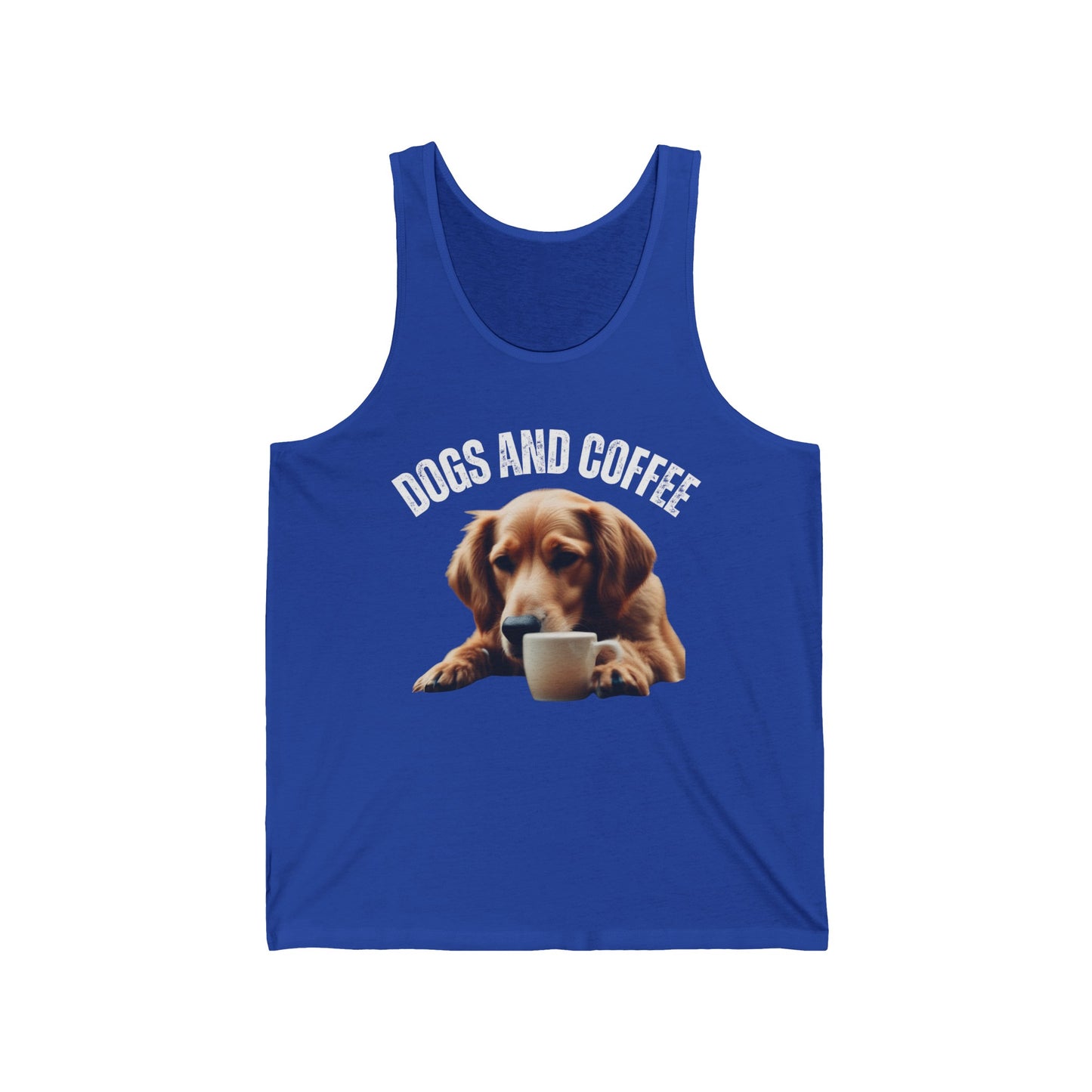 Golden retriever Tank Top for Golden retriever gift for Dog Mom gifts for Women Cute Puppy Shirt for Puppy Lovers gift for Coffee Lover