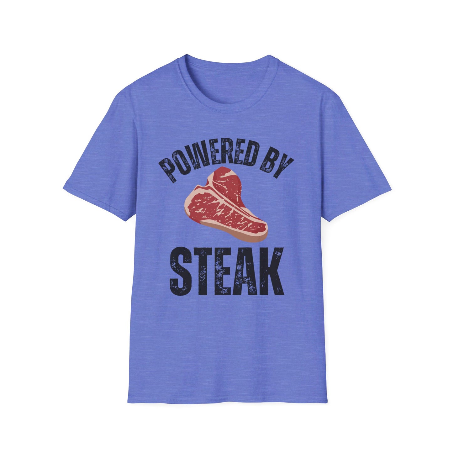 Steak Lover gifts for Meat Lover T Shirts for Carnivore gift for BBQ Lovers Tee Shirt for Barbecue gift Grilling Powered By Steak T-shirt