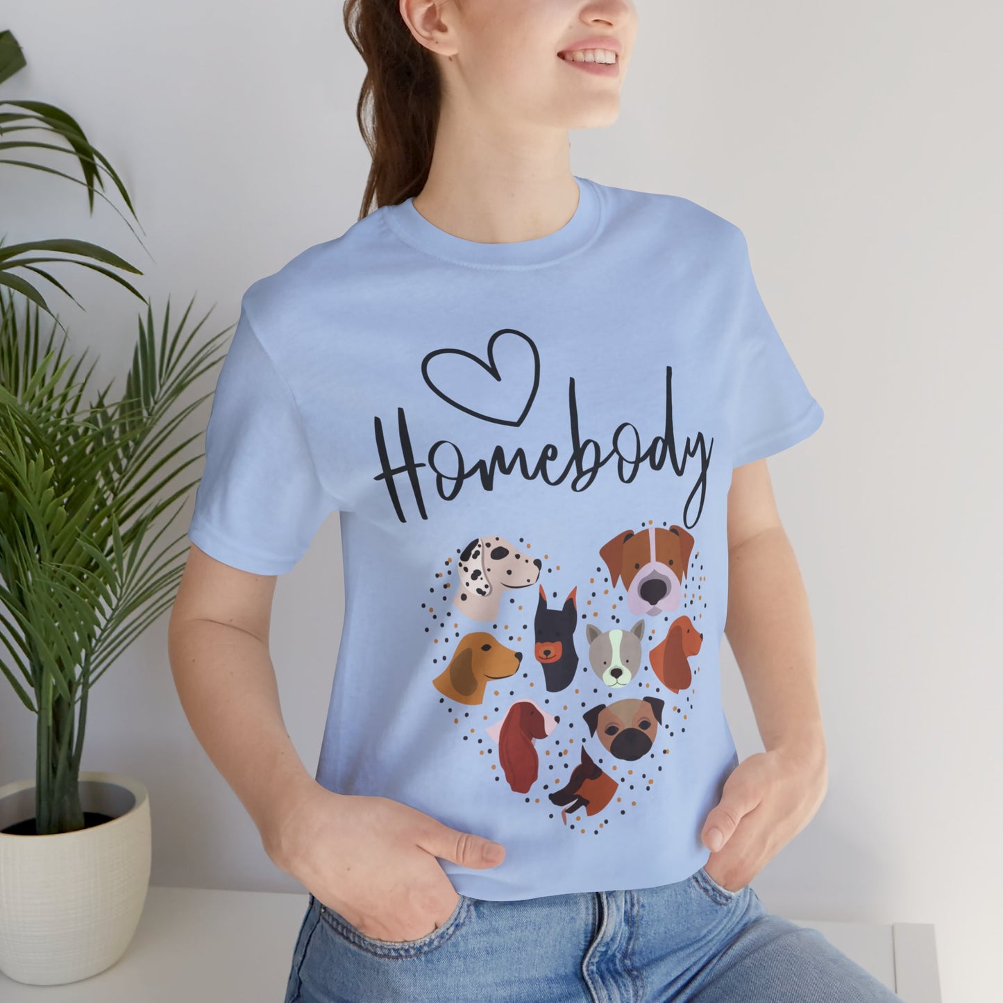 Homebody Dog Lover Shirt for Dog Mom gift for Mothers Day T-shirts for Momma gift Doggy Mama T Shirts for Mother gift