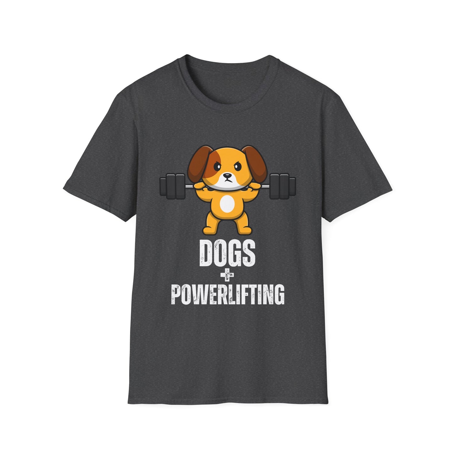 Powerlifting T-shirt for Dog Lover gift for Powerlifting Lover T Shirt Dogs & Powerlifting Shirt for Fitness Lover gift for Powerlifter